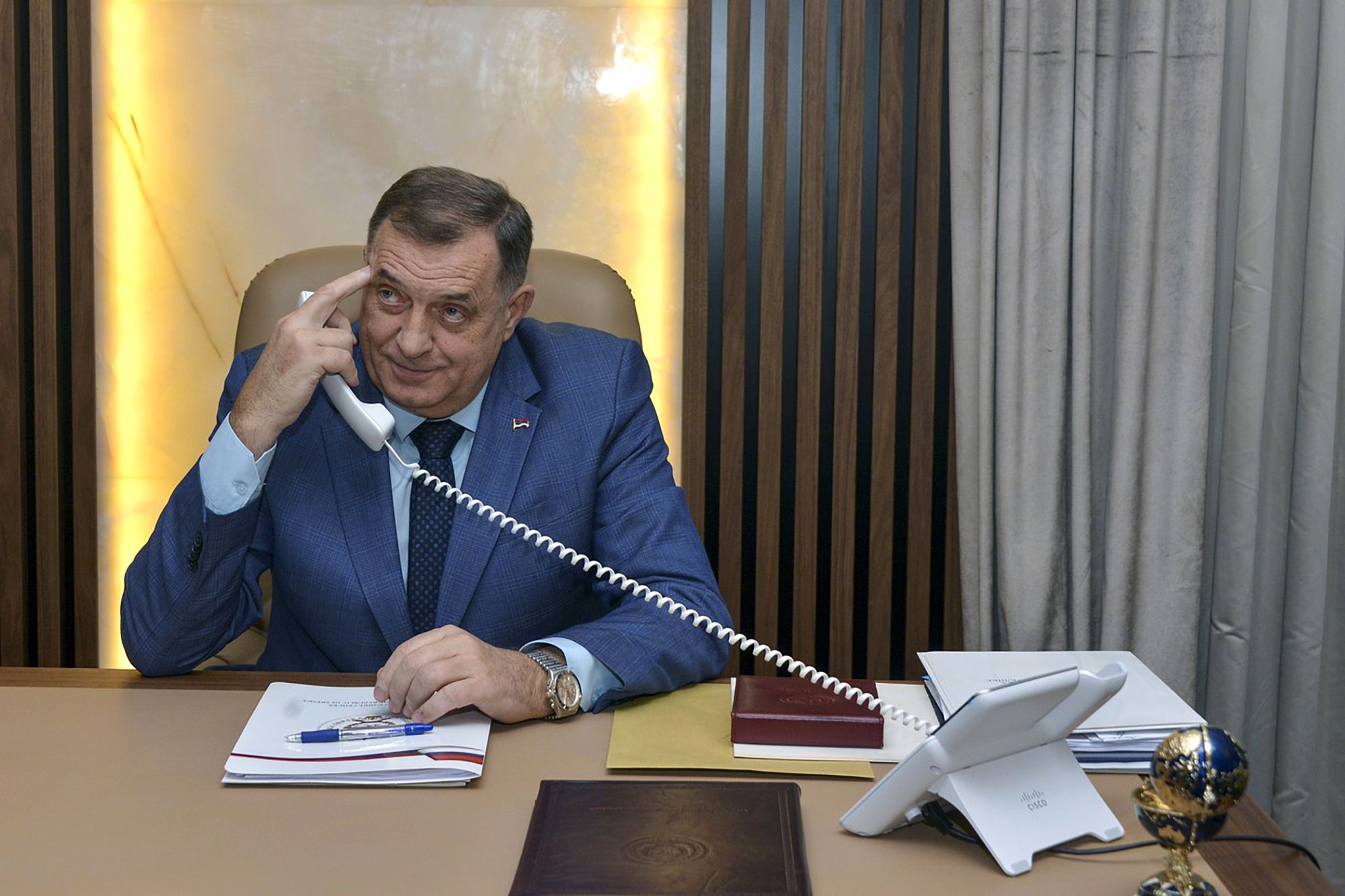Jak se vykoupit z vězení. Milorad Dodik
Autor: ČTK / AP / Radivoje Pavicic