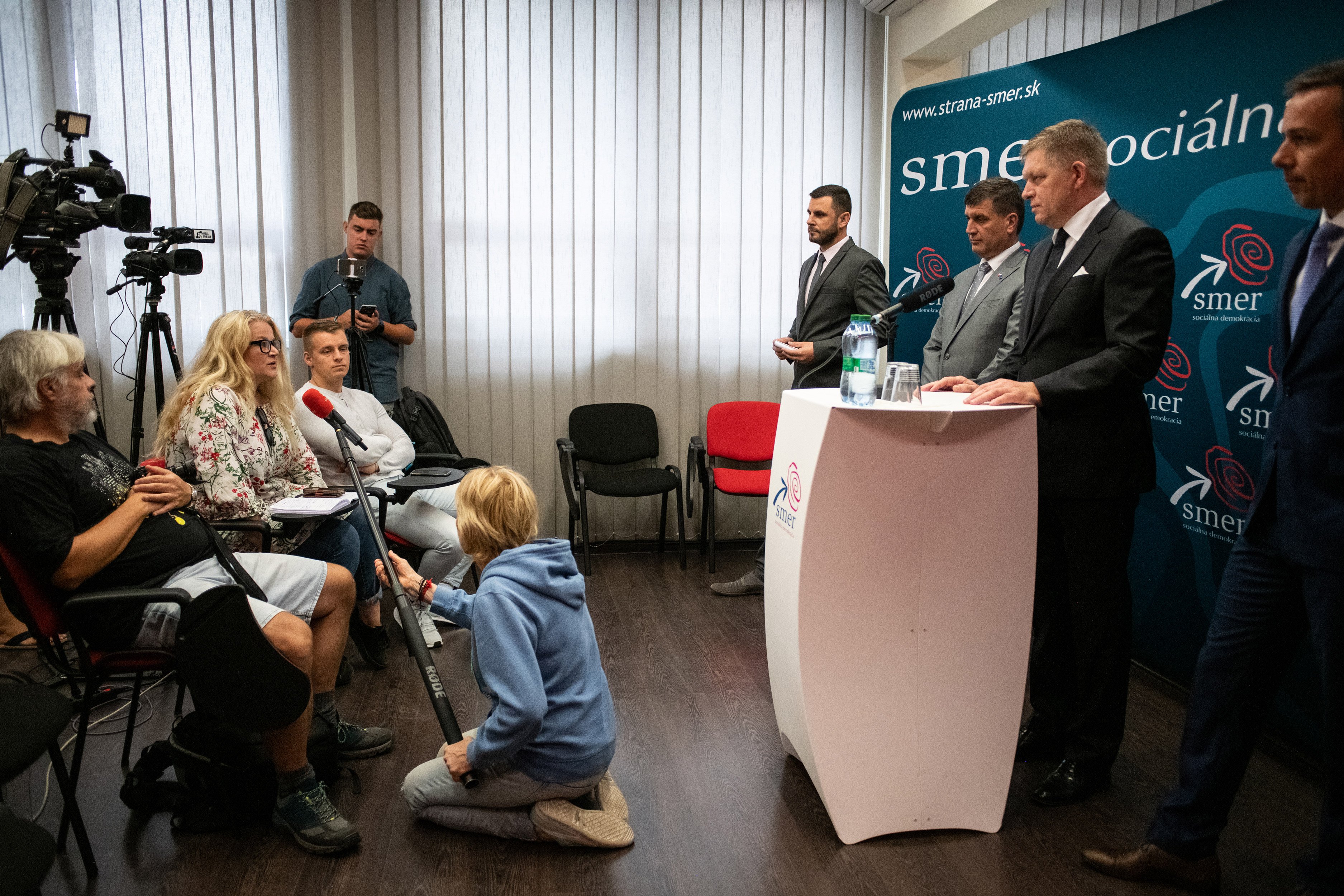 Ivana Svobodová a Robert Fico, Bratislava, srpen 2019
Autor: Matěj Stránský