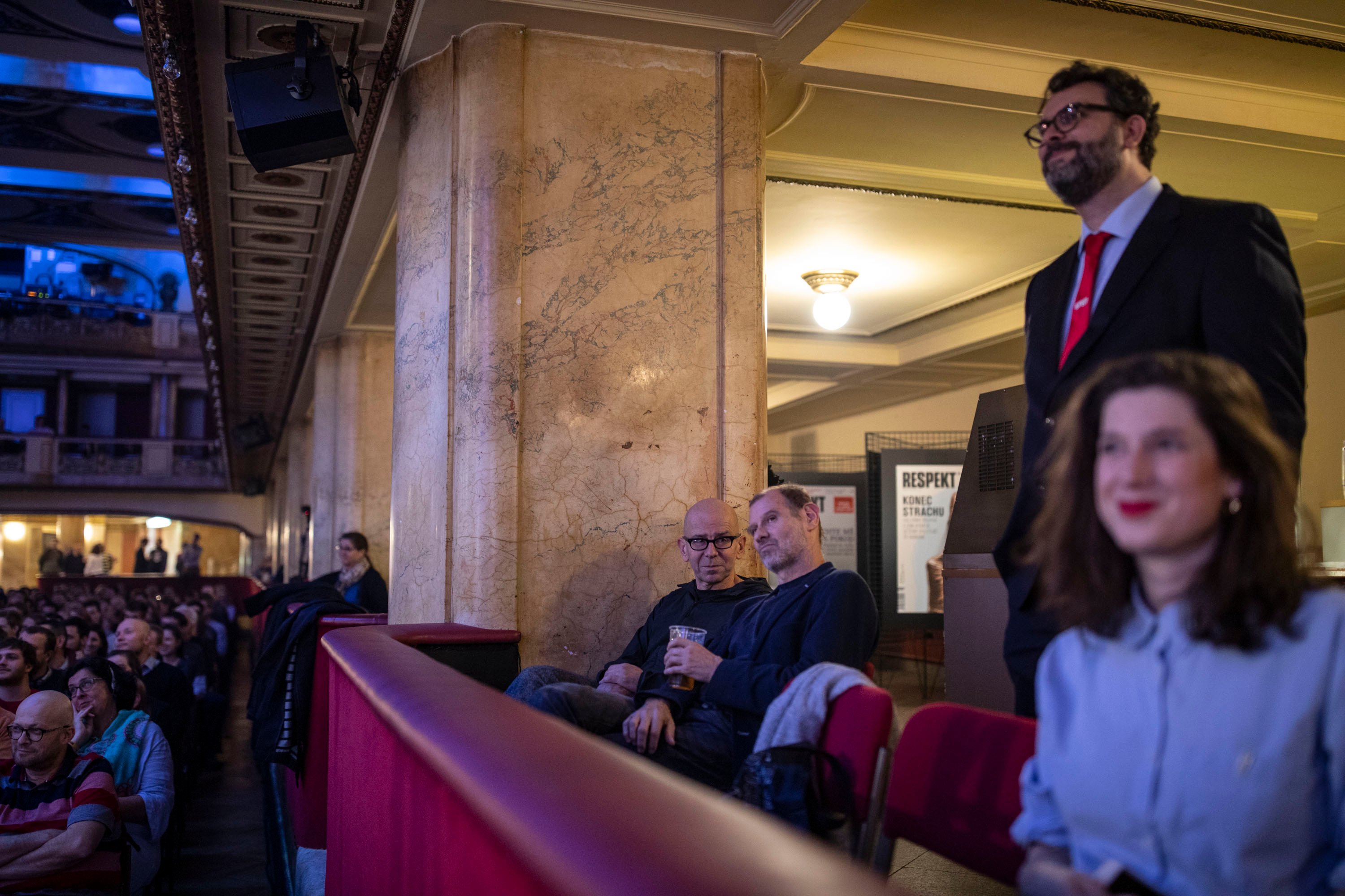 Ivan Lamper a Martin M. Šimečka v Lucerně na narozeninách Respektu
Autor: Milan Jaroš