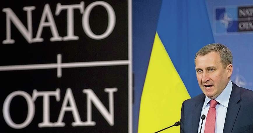 Nynějšího zasedání ministrů zahraničí zemí NATO v Bruselu se účastní také jejich ukrajinský protějšek Andrij Deščycja. Sbližování aliance a Ukrajiny ostře napadá Rusko, jež anektovalo poloostrov Krym.
Autor: ČTK, AP