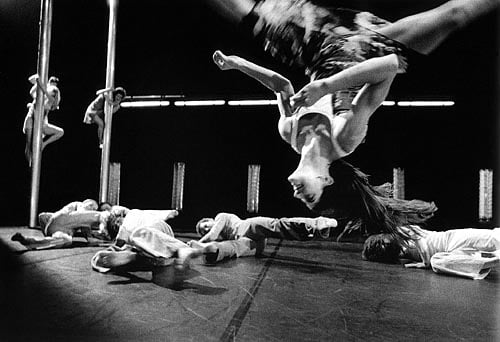 Fotografie: Hlavně aby to nevypadalo jako choreografie. (Wim Vandekeybus &ndash; na podlaze druhý zprava.) Foto ultima vez
Autor: Respekt