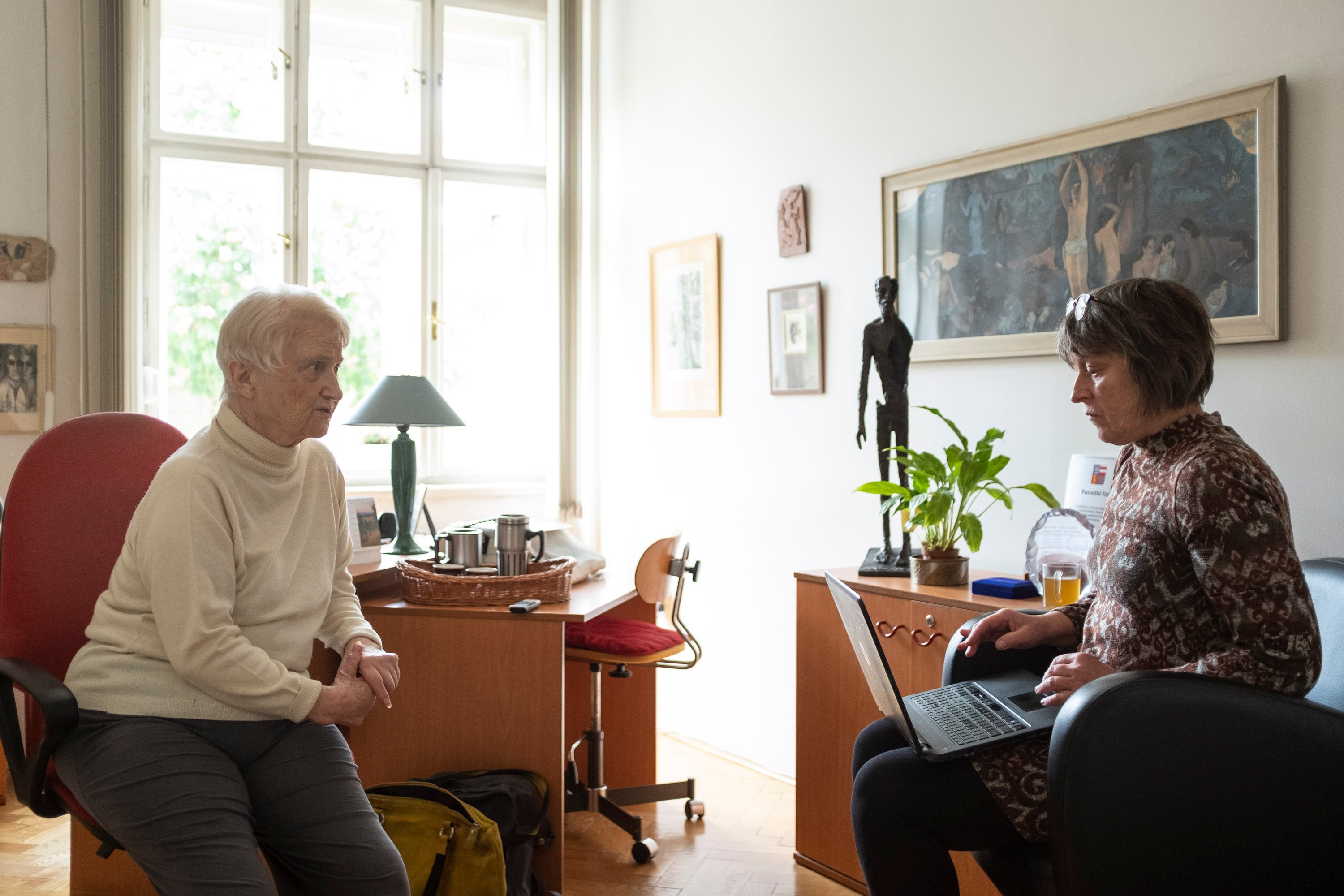 Kateřina Mázdrová a Zdena Mašínová