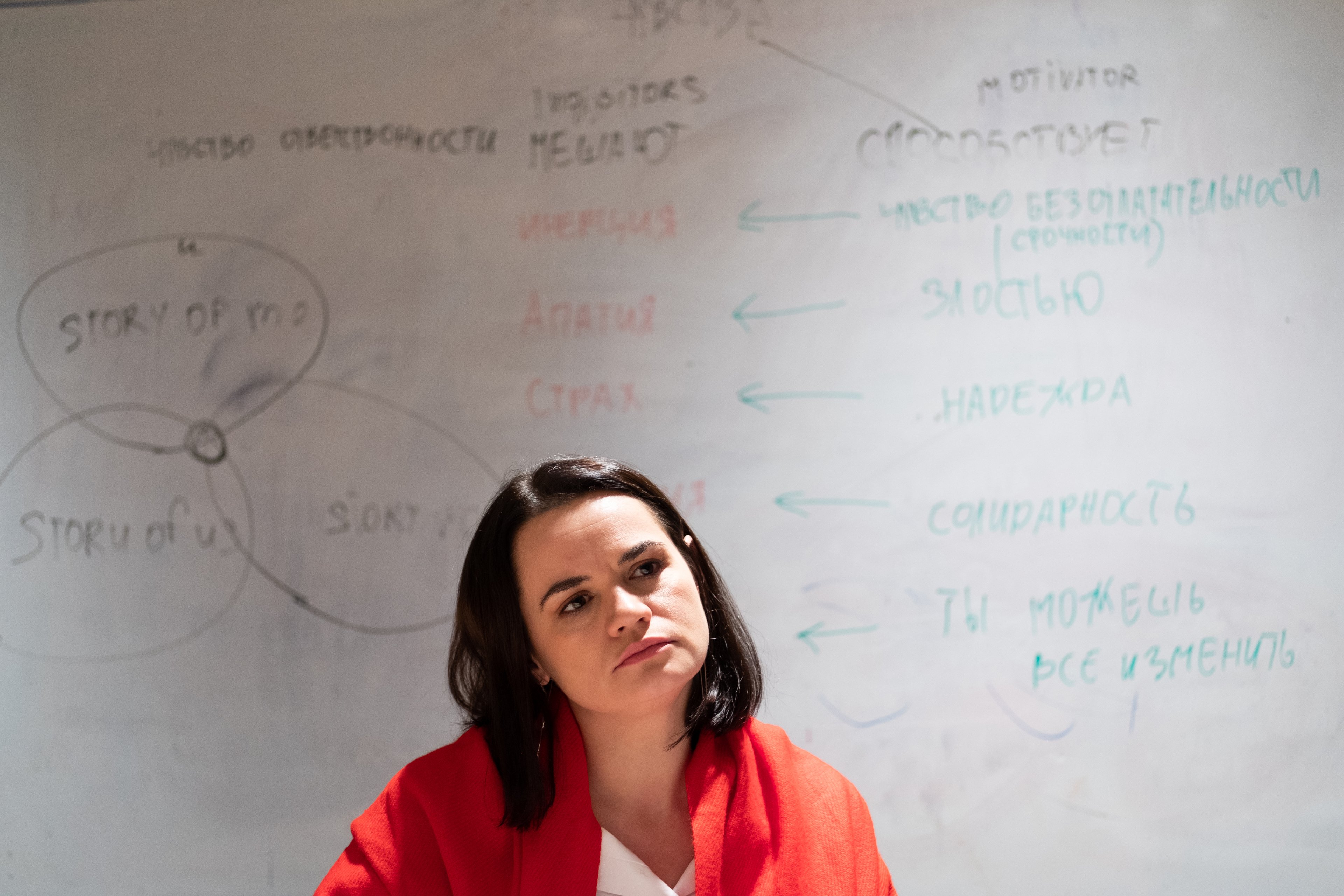 Světlana Tichanovská ve Vilniusu
Autor: Matěj Stránský