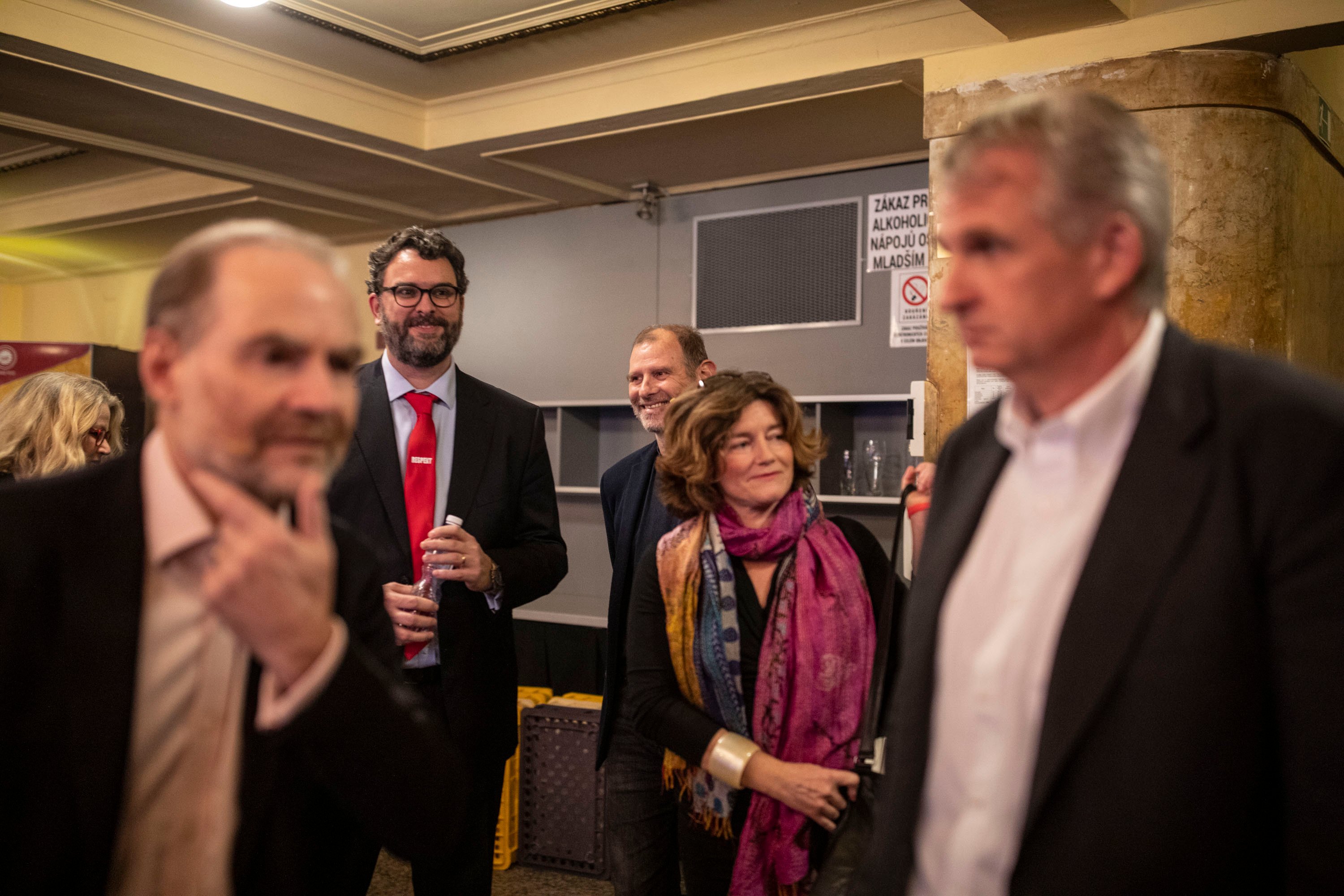 Timothy Garton Ash,  Erik Tabery, Martin M. Šimečka, Natalie Nougayrède a Timothy Snyder
Autor: Milan Jaroš