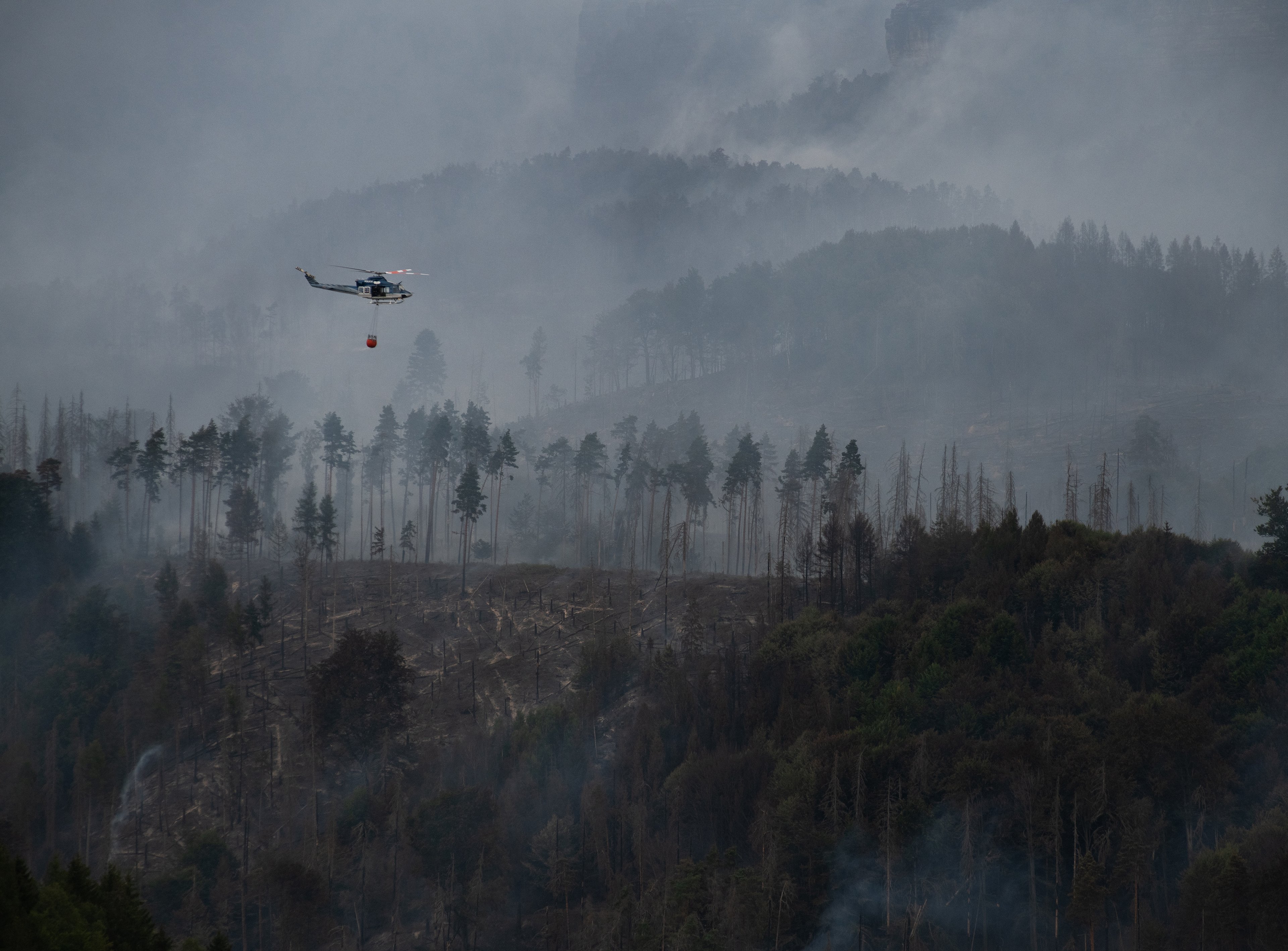 Mezi vrtulníky, žebříky, slzami a nadějí