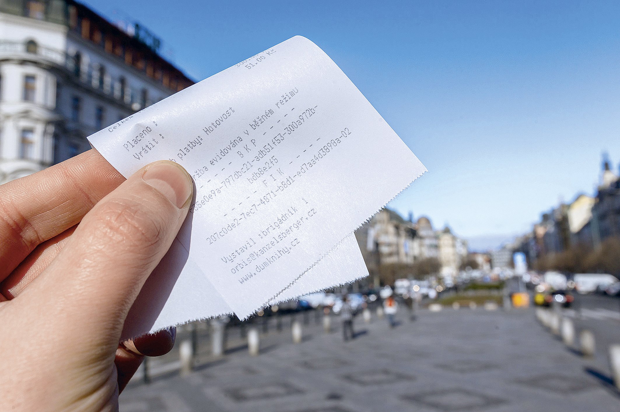 Praha, 1.3.2017 EET, elektronická evidence tržeb, start 2. vlna, účtenka, Image: 323055755, License: Rights-managed, Restrictions: Při použití tohoto snímku povinnost uvést kredit ve formě: PETR TOPIČ / MAFRA / Profimedia, Model Release: no, Credit line: PETR TOPIČ / MFDNES + LN / Profimedia
Autor: PETR TOPIČ / MFDNES + LN / Prof