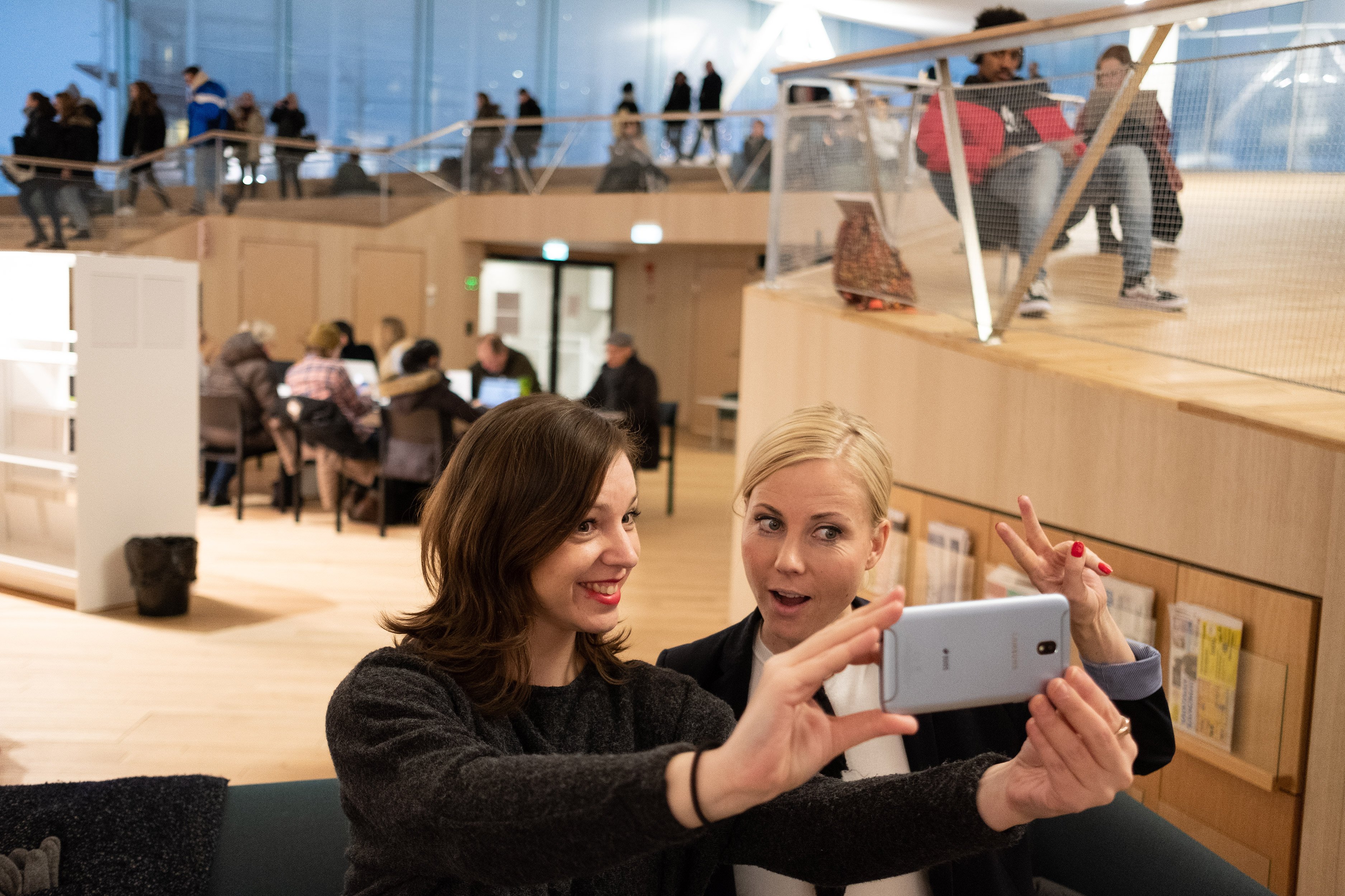 Silvie Lauder s Jessikkou Aro, Helsinki, prosinec 2018
Autor: Matěj Stránský