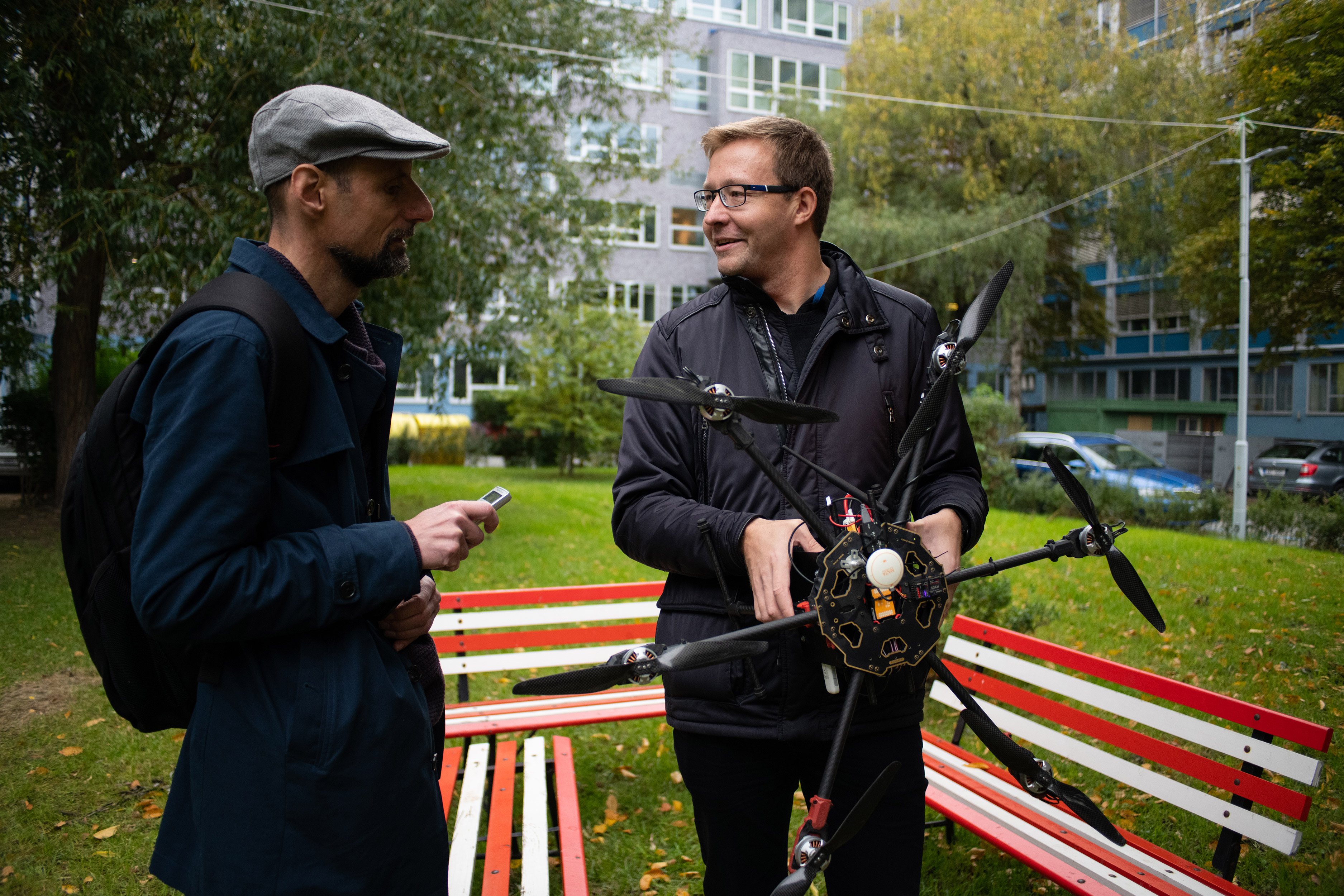 Martin Uhlíř a Zdeněk Bečvář, ČVUT, říjen 2019
Autor: Matěj Stránský