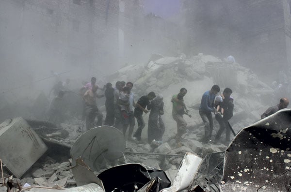 Útok chemickými zbraněmi - Ilustrační foto.
Autor: Globe Media /  Reuters