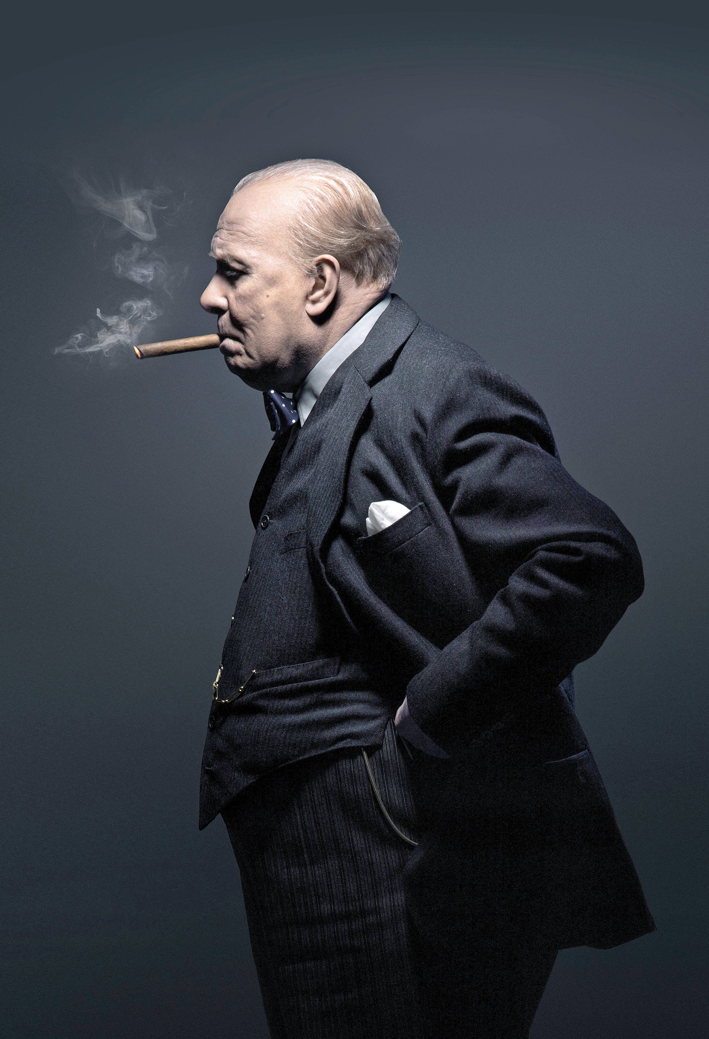 Churchill jede metrem