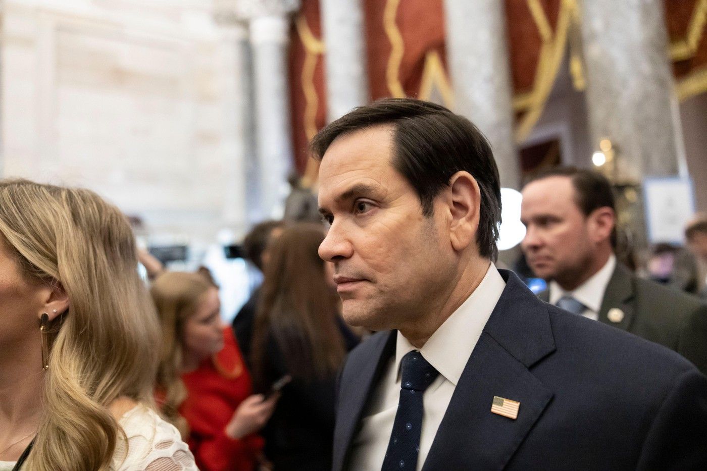 WASHINGTON — March 4 2025: U.S. Secretary of State Marco Rubio in National Statuary Hall at the U.S. Capitol.  (Photo by: Joshua Sukoff/Medill News Service)
Autor: Joshua Sukoff / Alamy / Profimedia