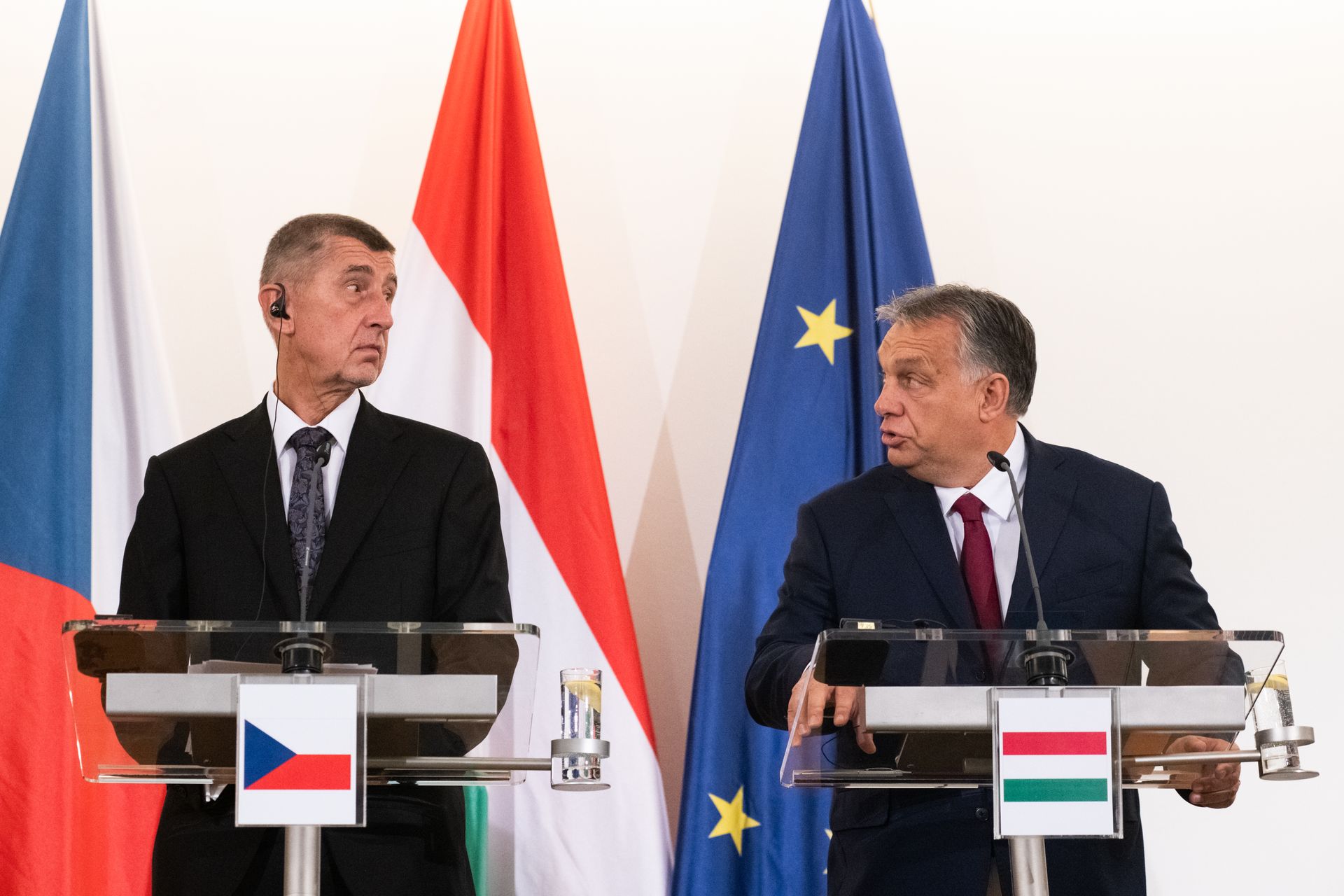 Babiš, Orbán, Pellegrini, Morawiecki, Summit V4 a Summit Friends of Cohesion, Praha