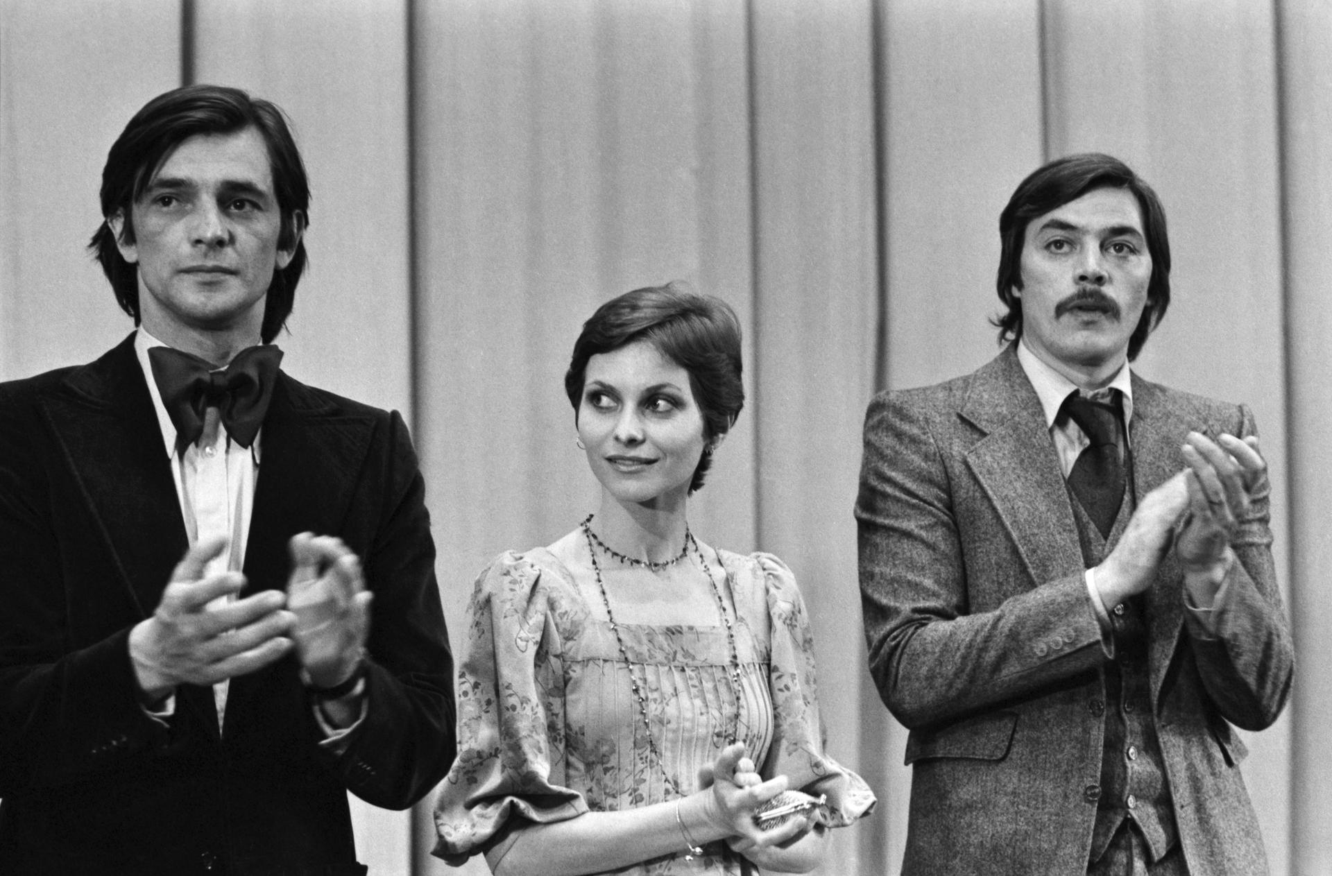 Za dvacet let to bude moje. ( Jiří Bartoška s Martou Vančurovou a Jurajem Kukurou na MFF Karlovy Vary v roce 1978 s filmem Stíny horkého léta) FO
Autor: ČTK / Humpálová Zuzana