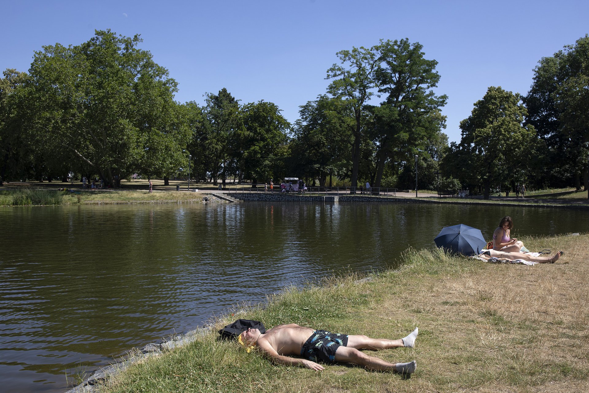 Teplo ve městě. Praha.
Autor: Milan Bureš