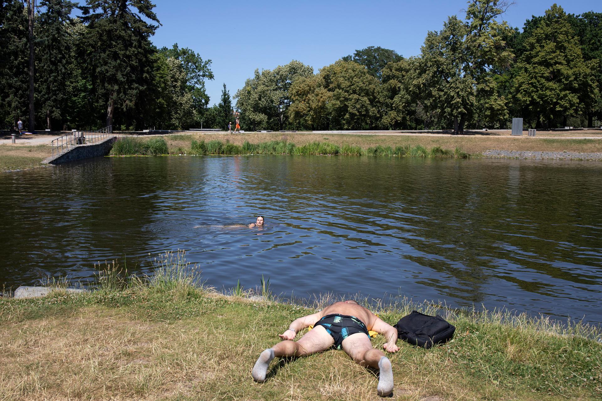 Teplo ve městě. Praha.
Autor: Milan Bureš