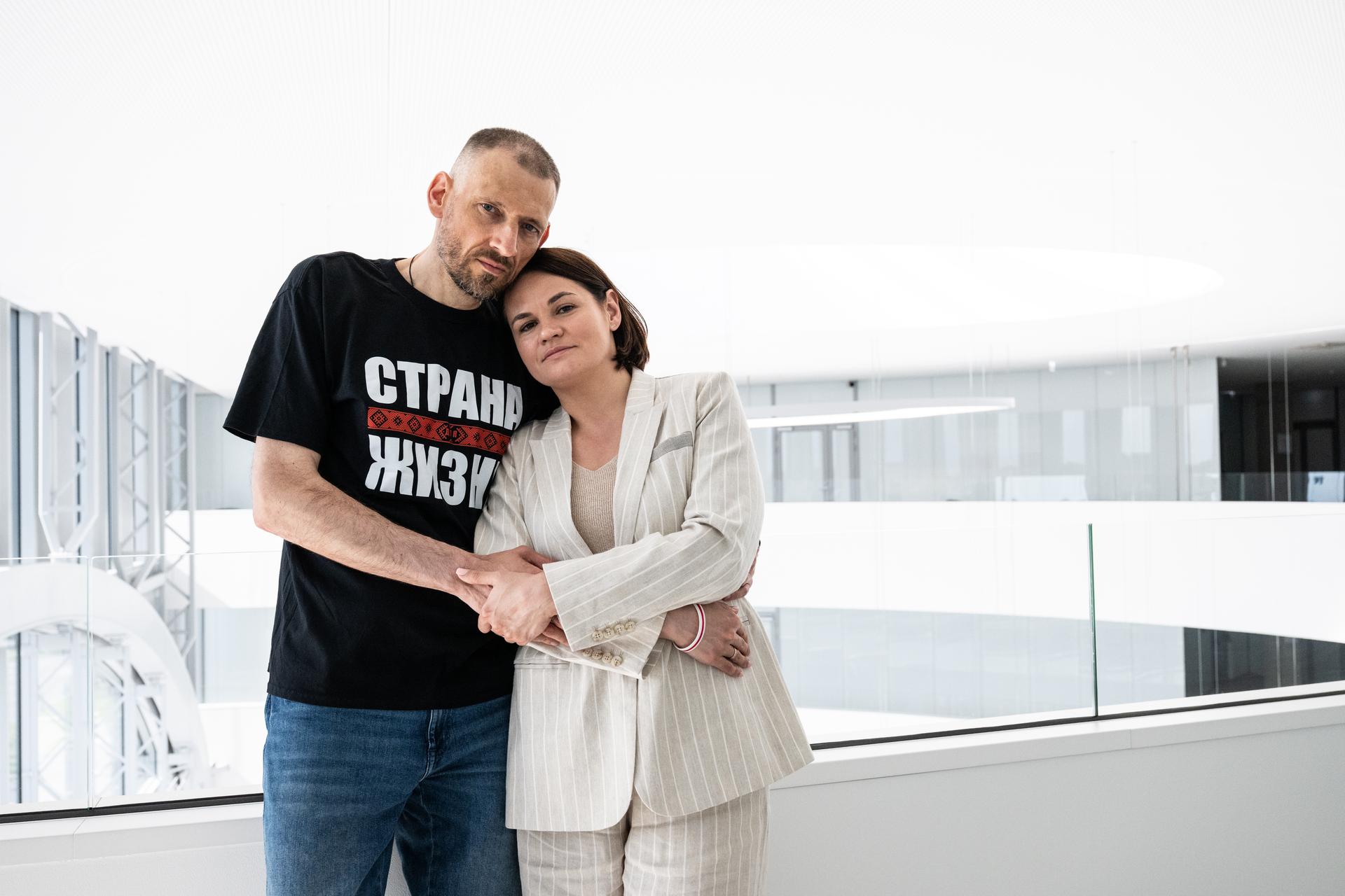 Srhej Cichanousky a Svjatlana Cichanouska
Autor: Matěj Stránský