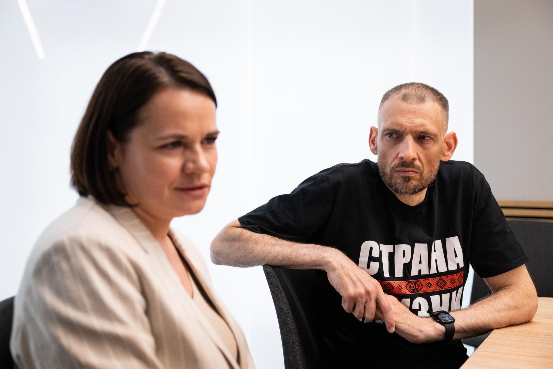 Naším cílem jsou spravedlivé a svobodné volby. (Svjatlana a Sjarhej)
Autor: Matěj Stránský