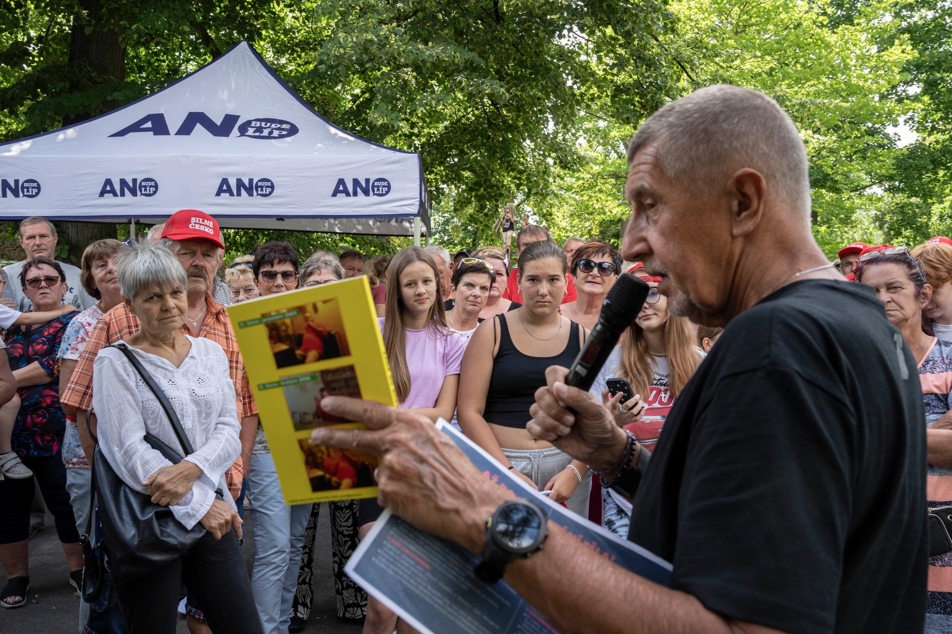 Andrej Babiš, kampaň v moravskoslezském kraji, Volby 2025