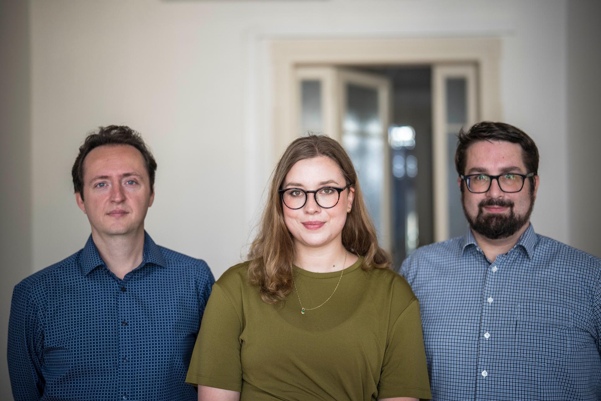 Tereza Friedrichova, Pavel Ranocha a Martin Kratochvil