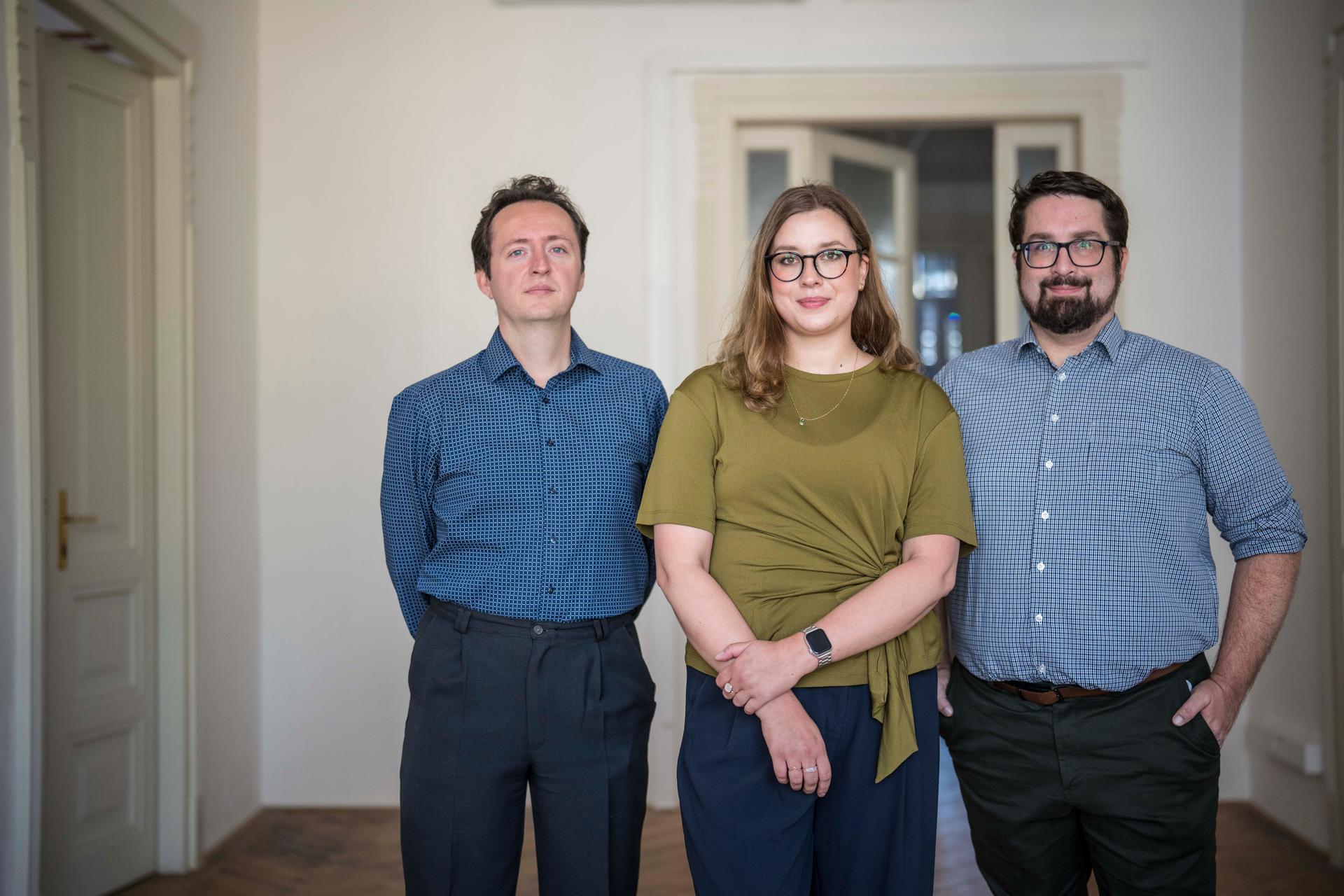 Tereza Friedrichova, Pavel Ranocha a Martin Kratochvil