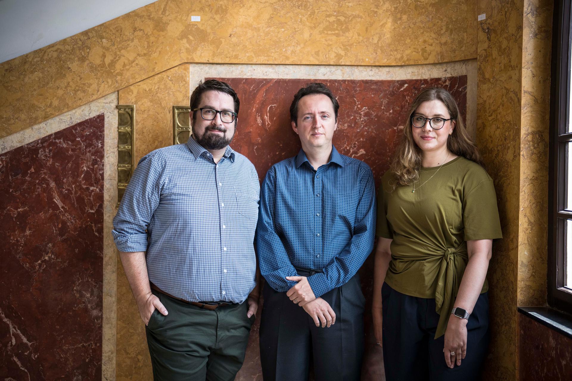 Tereza Friedrichova, Pavel Ranocha a Martin Kratochvil