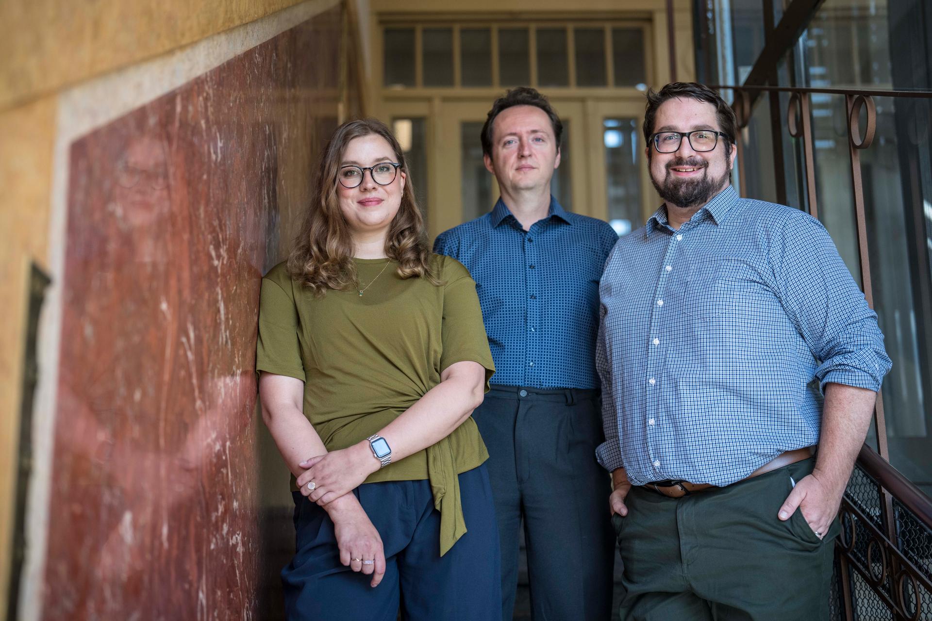 Tereza Friedrichova, Pavel Ranocha a Martin Kratochvil