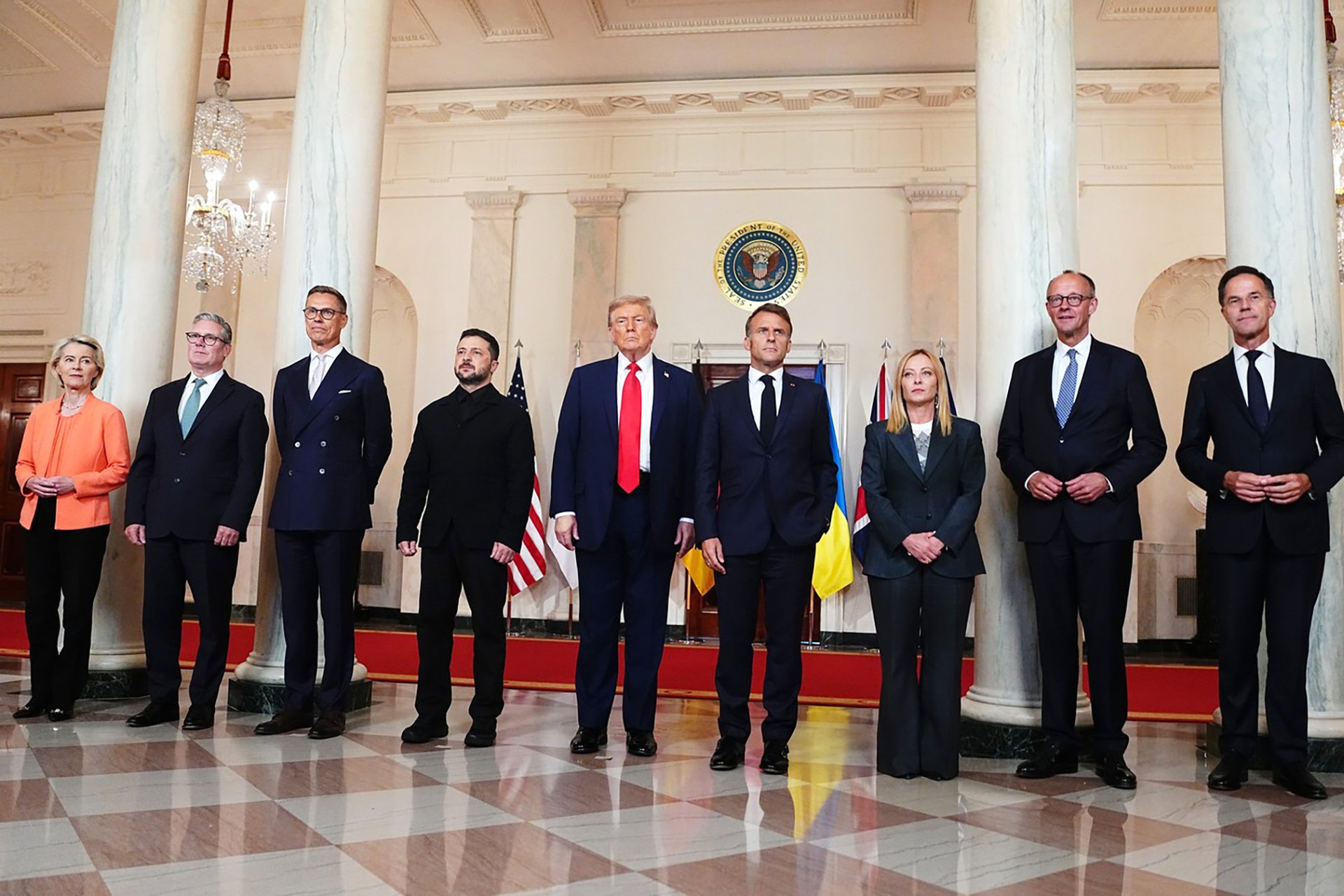 President Trump and European Leaders Meet in Washington