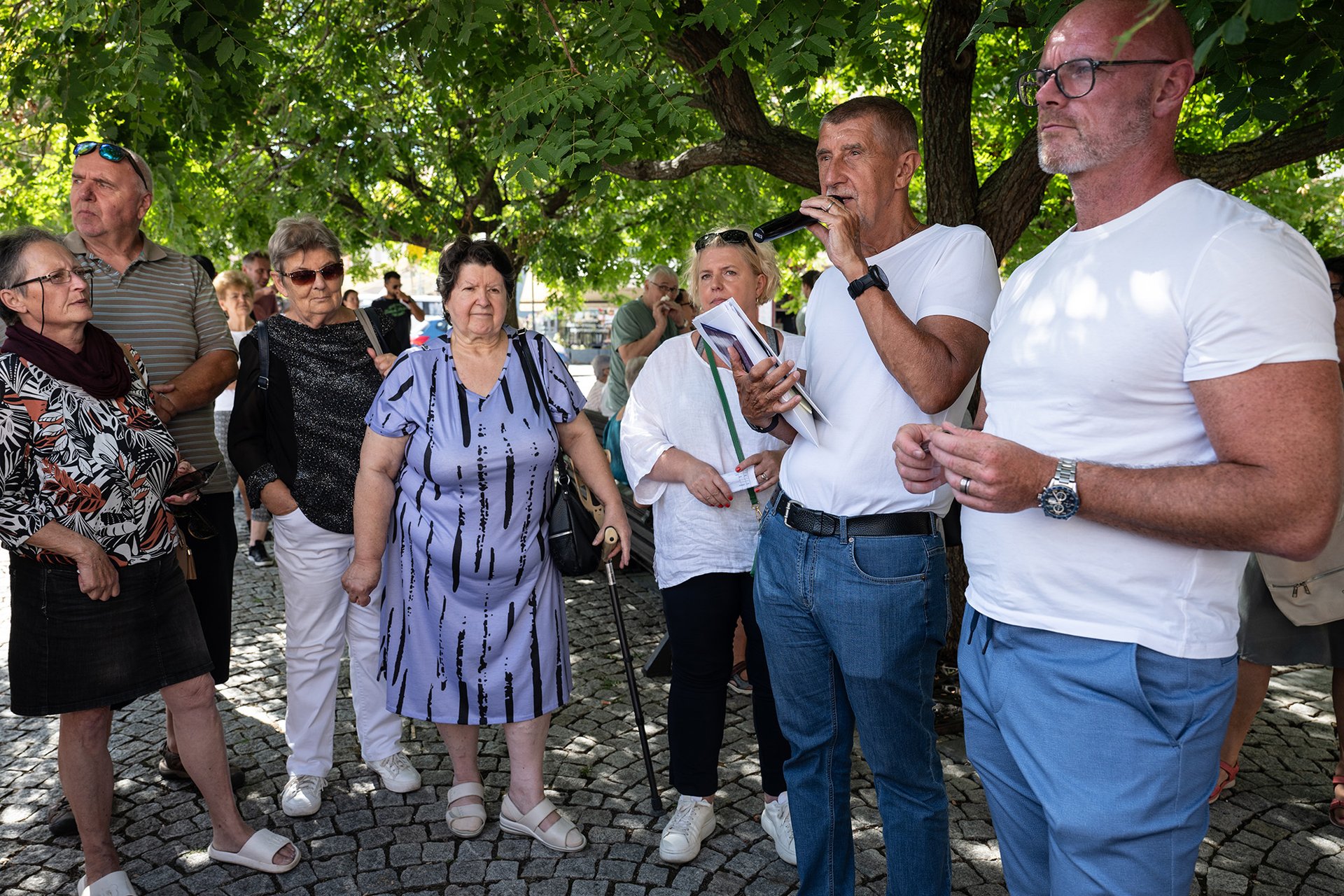 Letošní předvolební kampaň hnutí ANO. (Andrej Babiš v Kutné Hoře, 18. srpna 2025)
Autor: Matěj Stránský