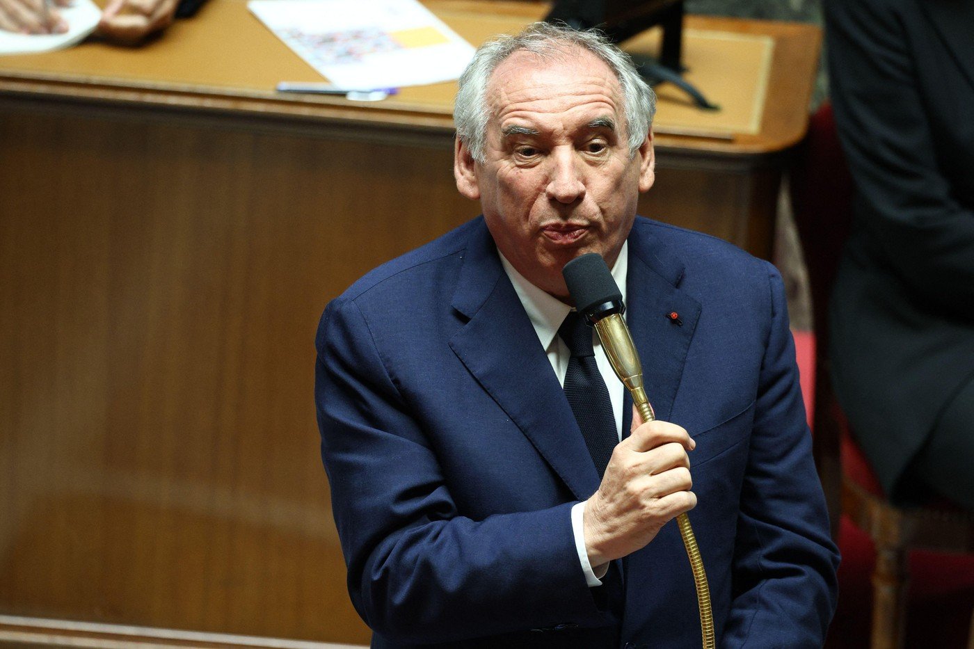 Bez důvěry. (Francouzský premiér François Bayrou)