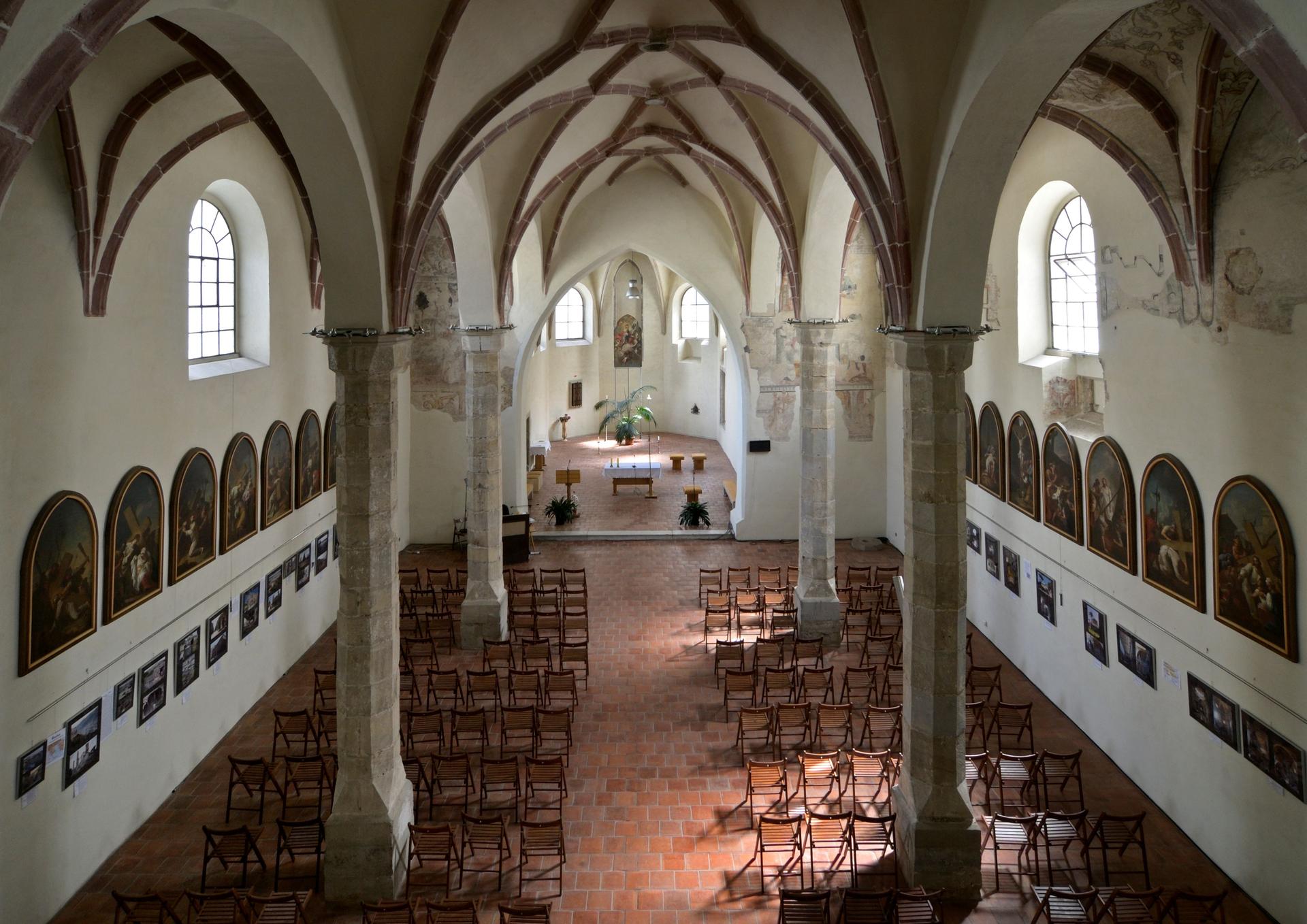 Interiér kostela sv. Václava