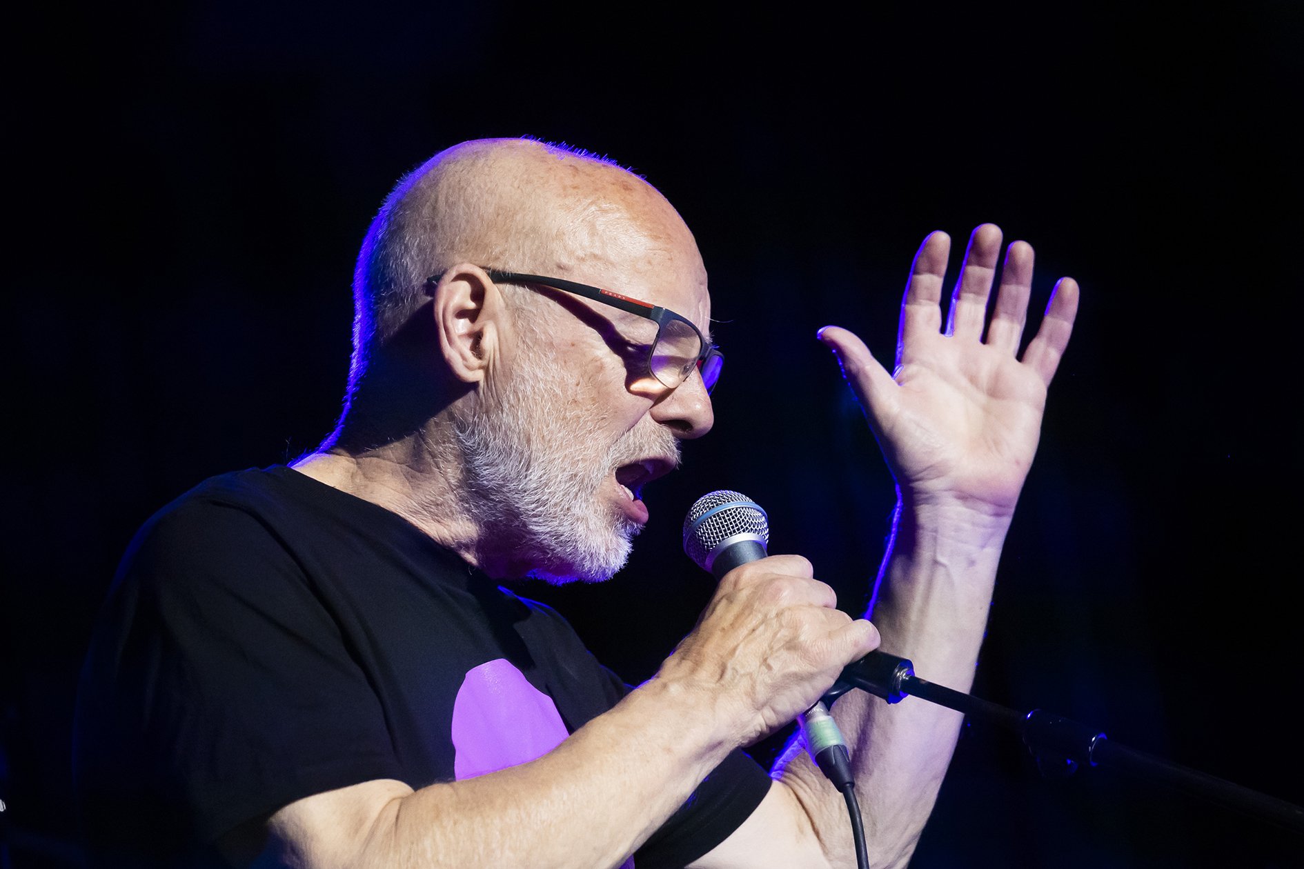 Brian Eno at the Berlin Philharmonic Hall