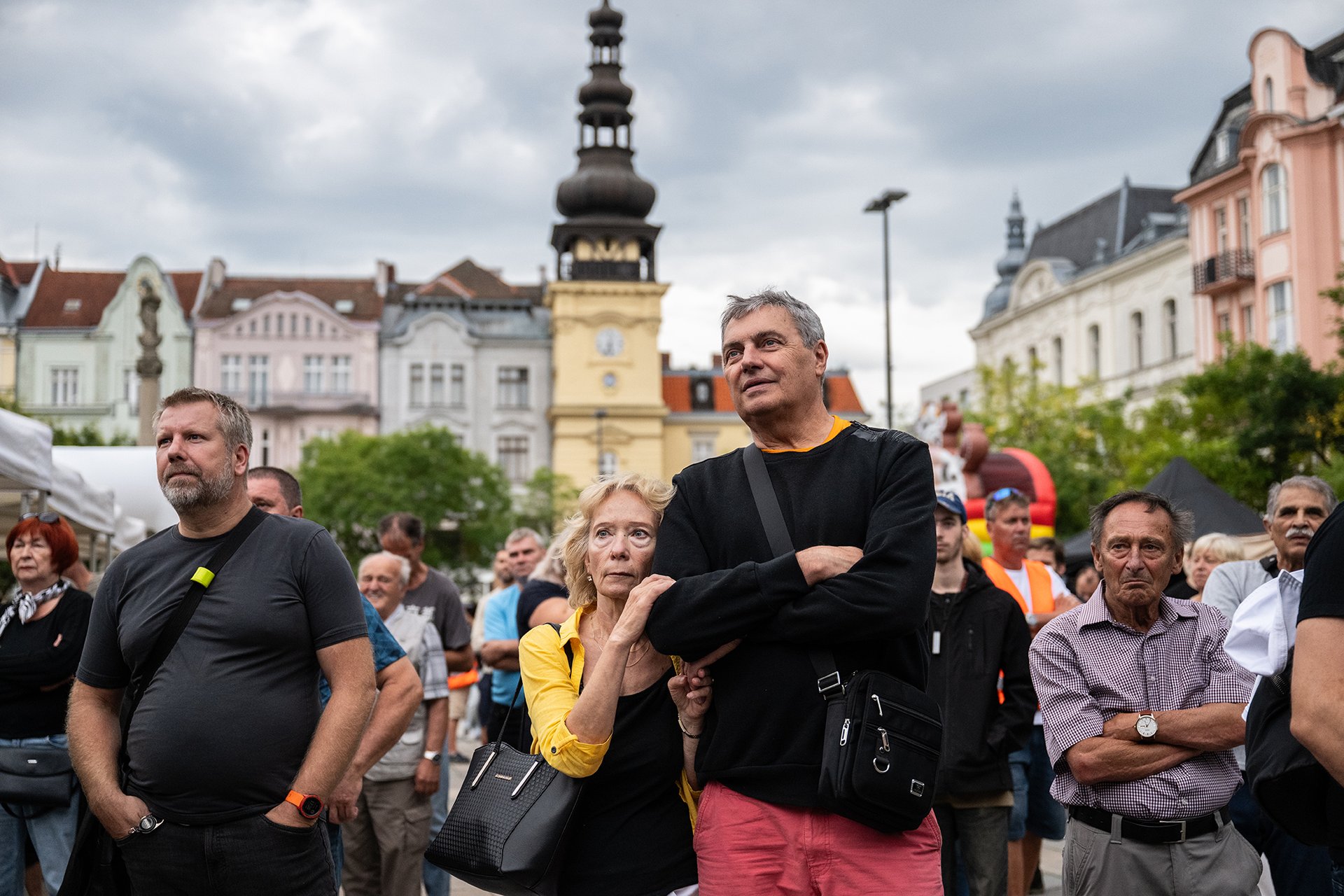 SPD a možná taky ANO. (Jarmark SPD na ostravském Masarykově náměstí)