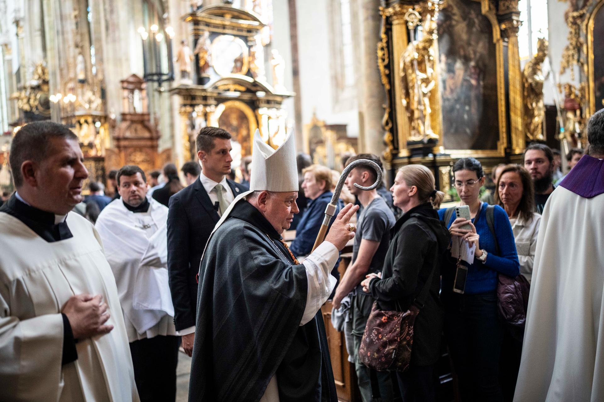 Mše svatá za Charlie Kirka, Praha, 16.9. 2025
Autor: Milan Jaroš