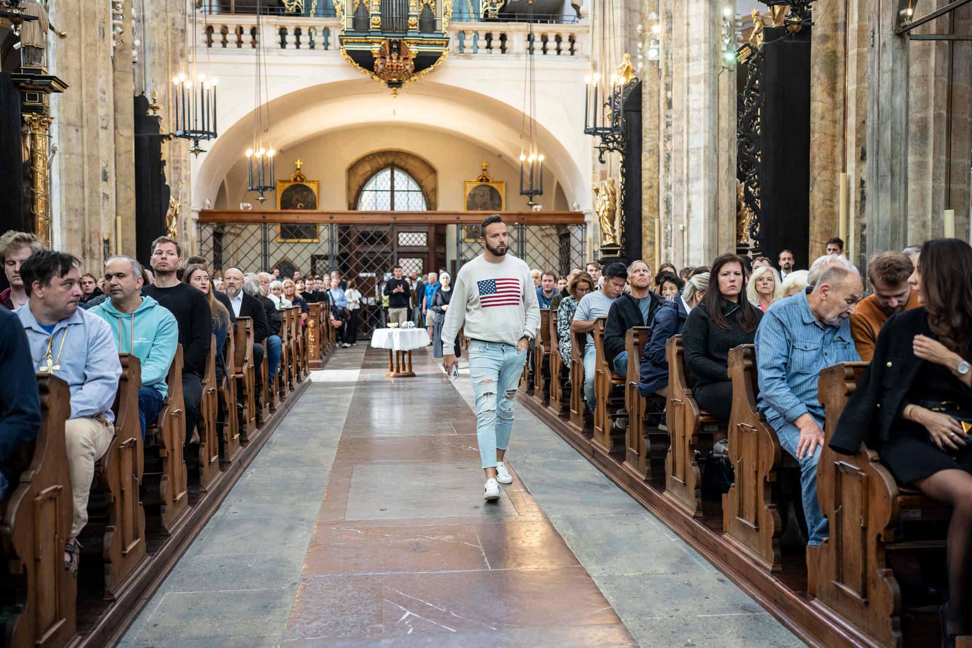 Mše svatá za Charlie Kirka, Praha, 16.9. 2025
Autor: Milan Jaroš