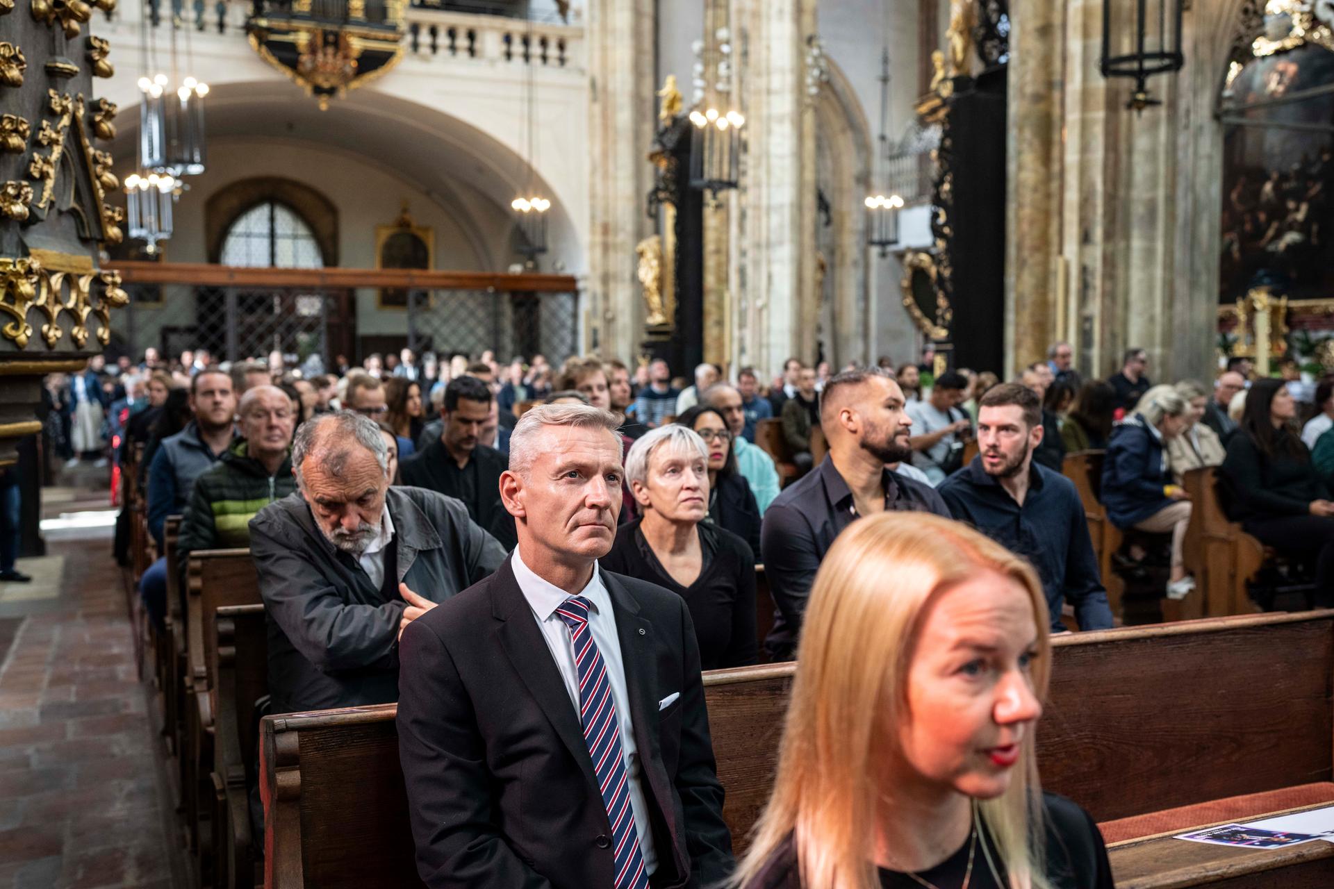 Mše svatá za Charlie Kirka, Praha, 16.9. 2025
Autor: Milan Jaroš