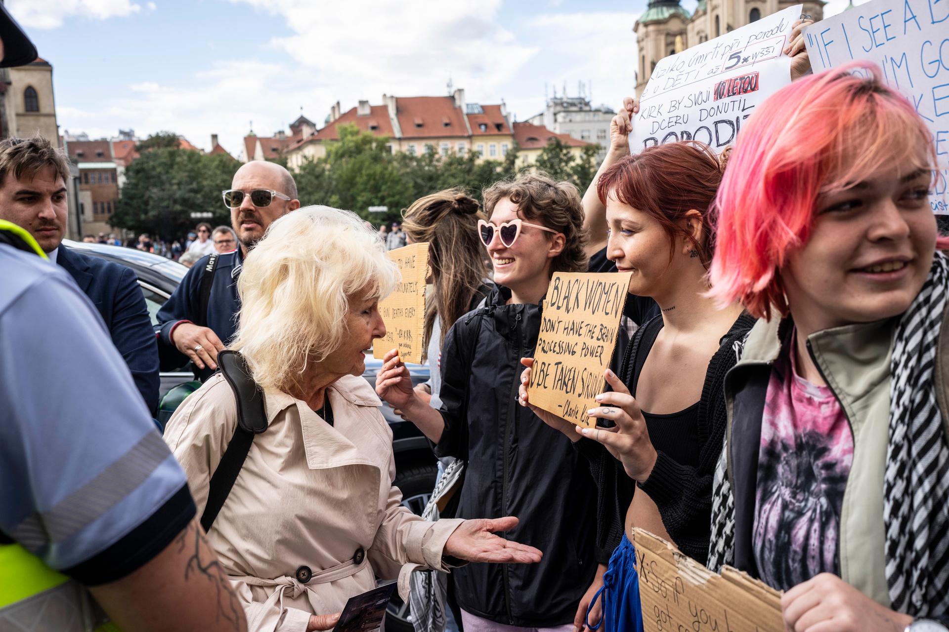 Mše svatá za Charlie Kirka, Praha, 16.9. 2025
Autor: Milan Jaroš