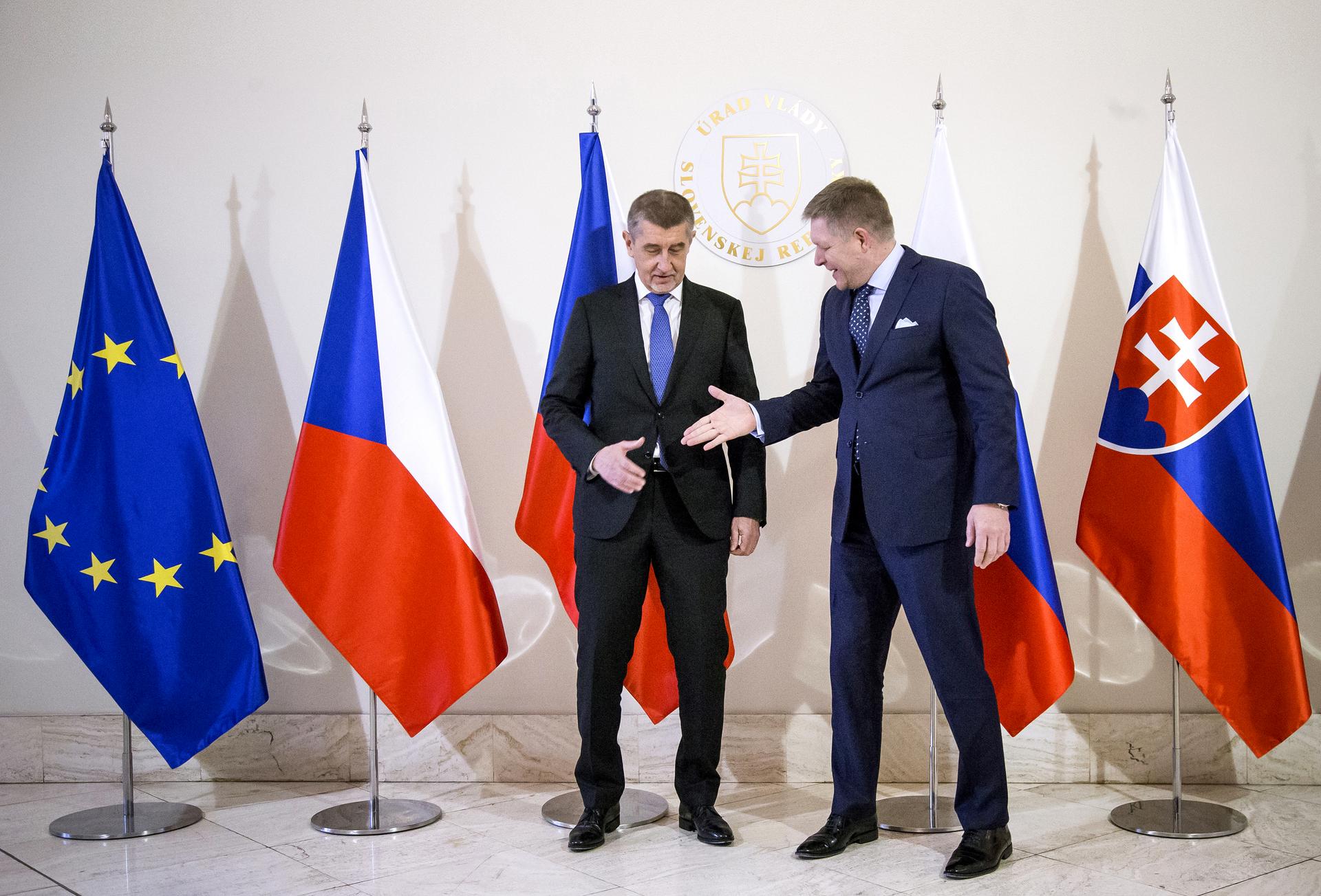 Fico by měl rád v Babišovi blízkého spojence ve svém boji proti Evropské unii a za ruské zájmy. 
Autor: Gabriel Kuchta / Petit Press / Profimedia