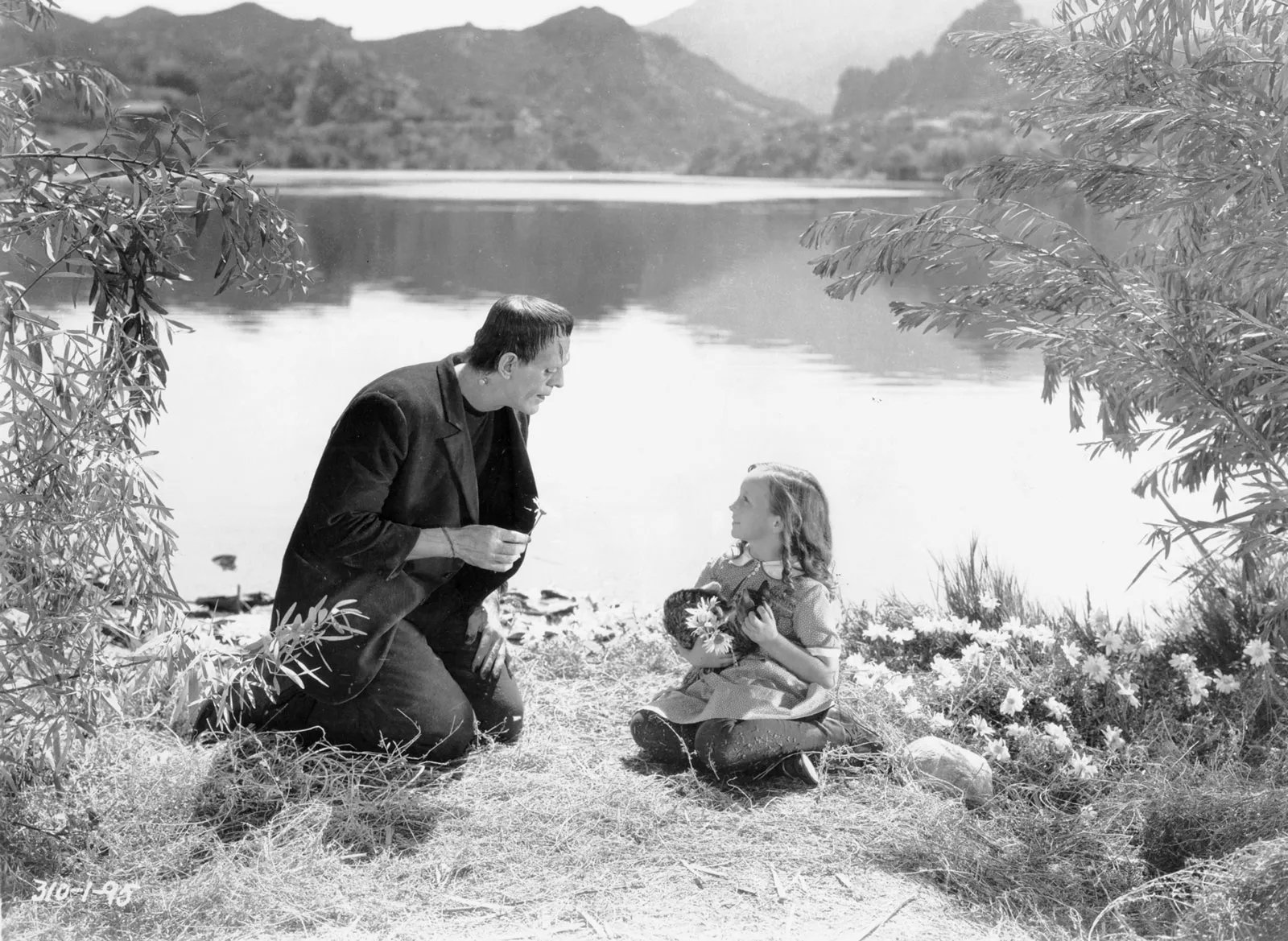 Boris Karloff a Marilyn Harris ve filmu Frankenstein (1931)