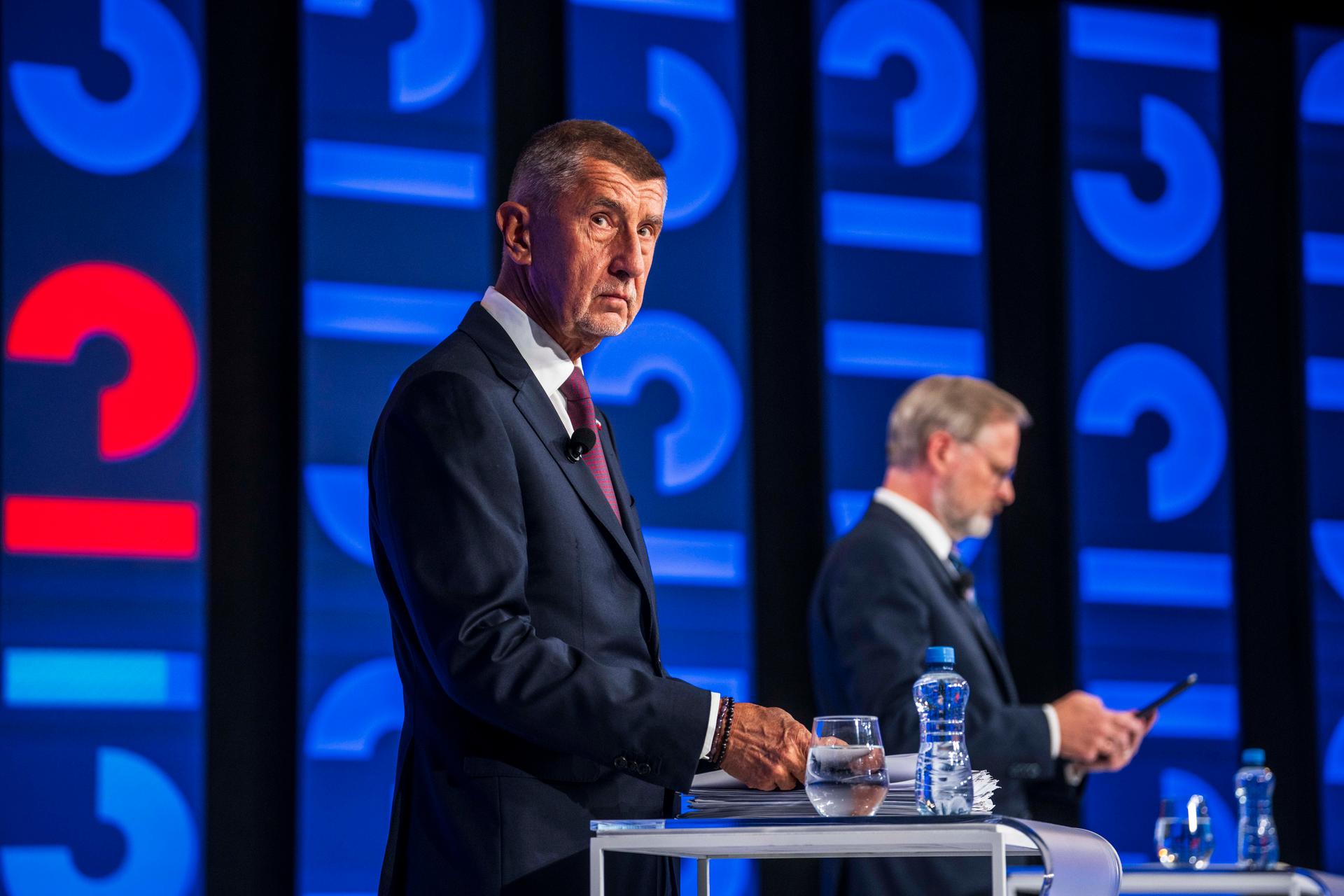 TV debata Andrej Babiš a Petr Fiala, CNN Prima news
Autor: Milan Jaroš