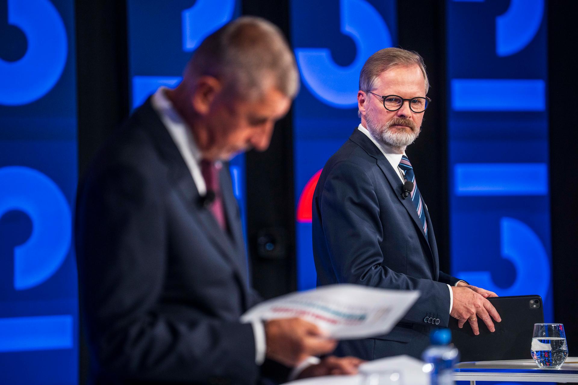 TV debata Andrej Babiš a Petr Fiala, CNN Prima news
Autor: Milan Jaroš