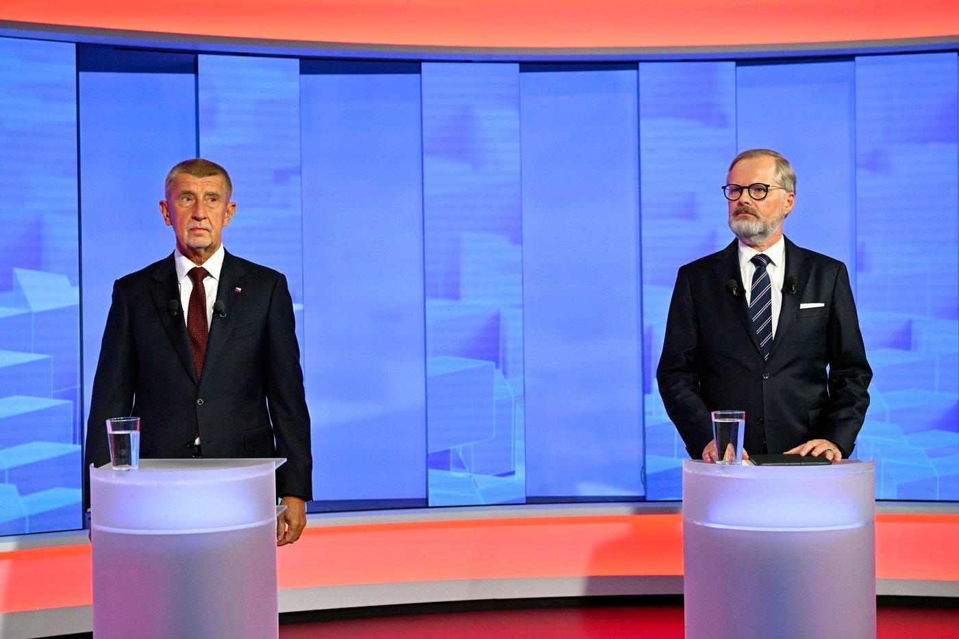 Andrej Babiš, Petr Fiala, politik, předvolební pořad Volby 2025: Debata