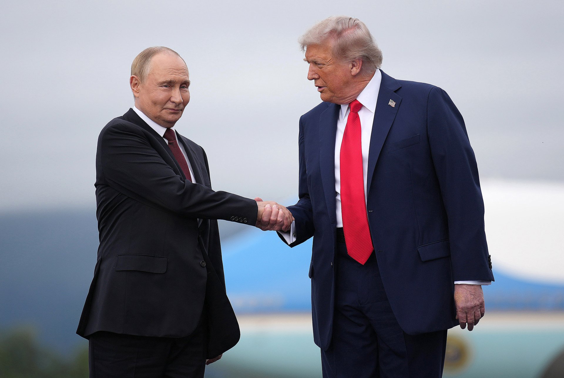 U.S. President Trump And Russian  President Putin Meet On War In Ukraine At U.S. Air Base In Alaska
Autor: Getty Images