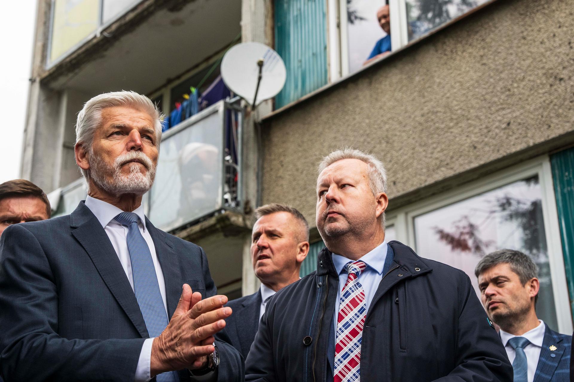 Petr Pavel, návštěva Ústeckého kraje, Šluknov 14.10. 2025