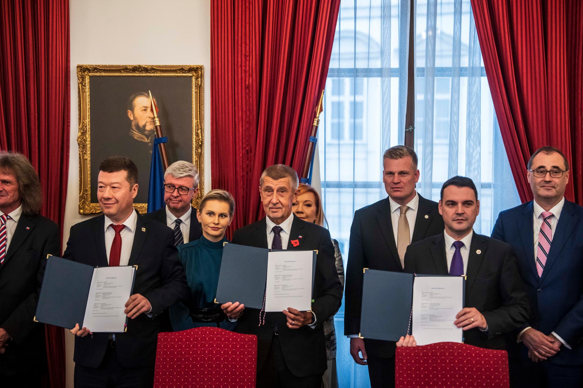 Podpis koaliční smlouvy, 3.11. 2025
Autor: Milan Jaroš