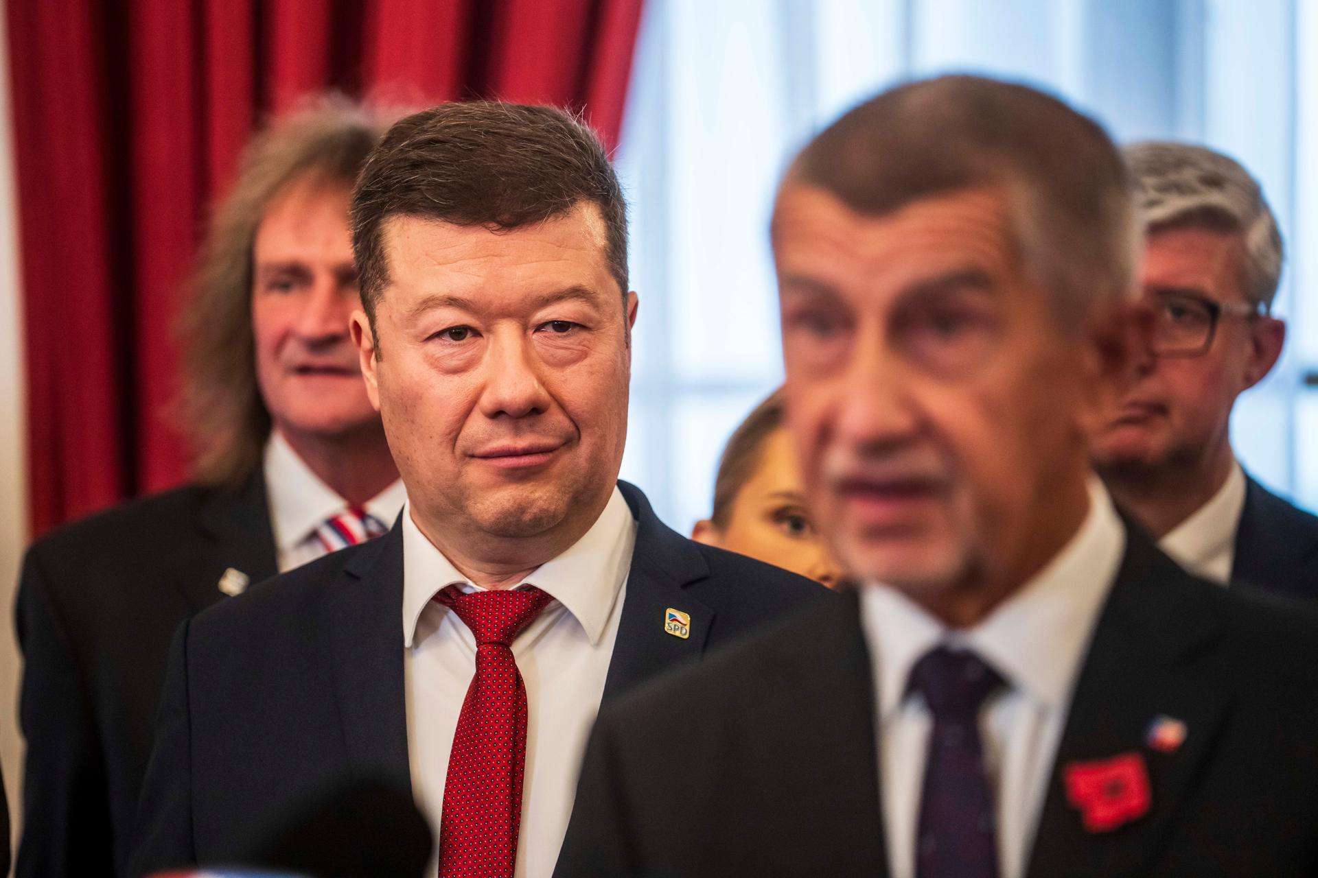 Podpis koaliční smlouvy, 3.11. 2025