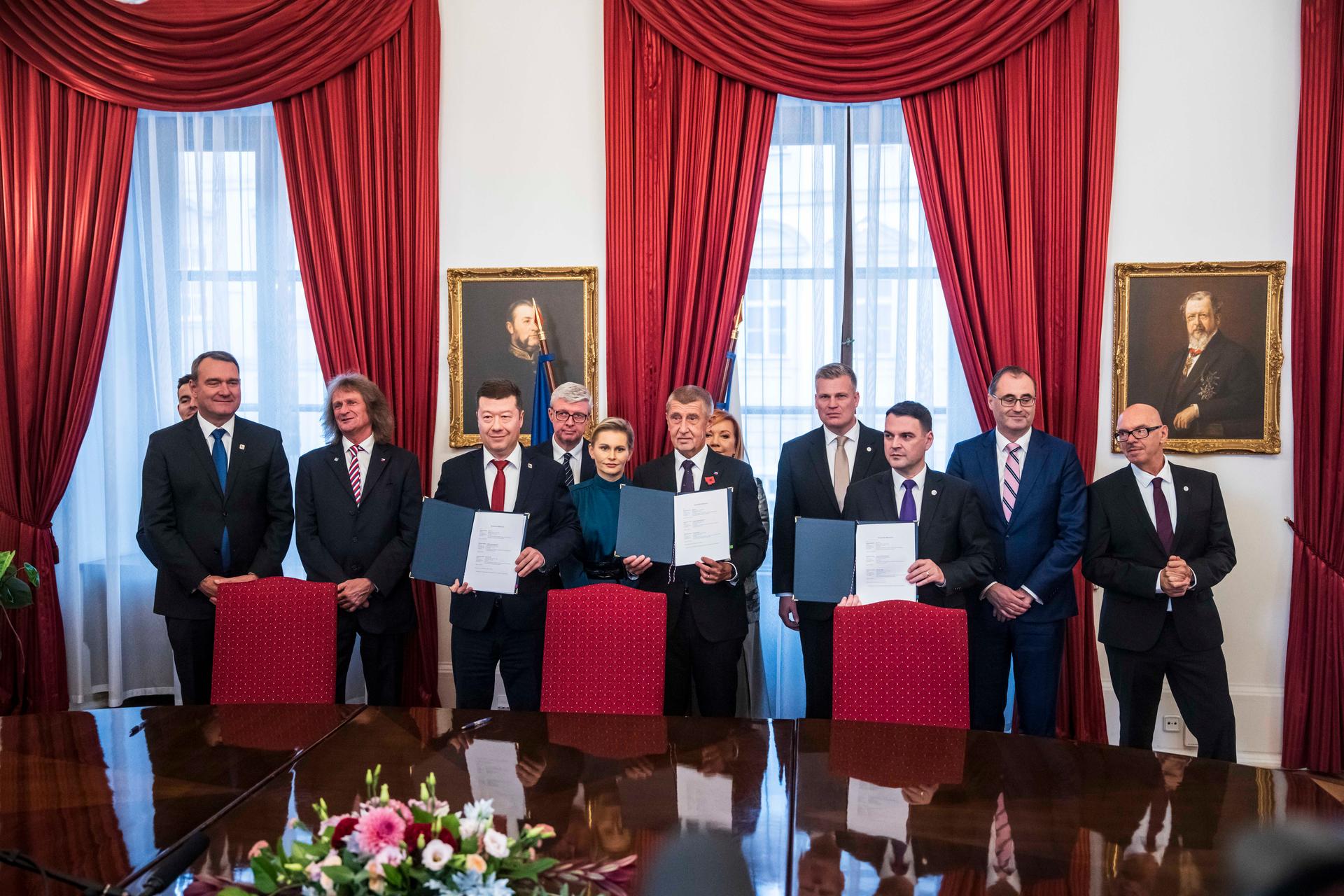 Podpis koaliční smlouvy, 3.11. 2025
Autor: Milan Jaroš