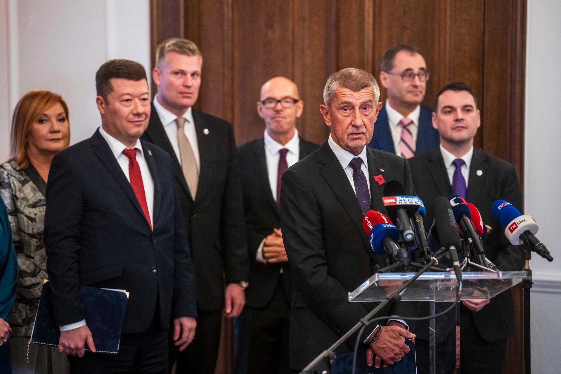 Podpis koaliční smlouvy, 3.11. 2025
Autor: Milan Jaroš