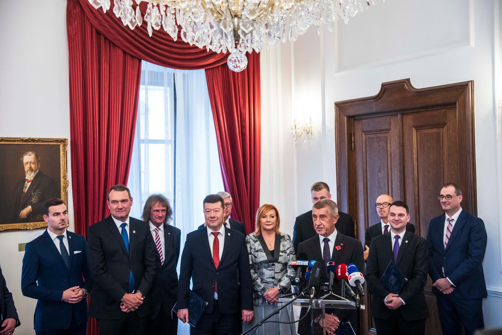 Podpis koaliční smlouvy, 3.11. 2025
Autor: Milan Jaroš