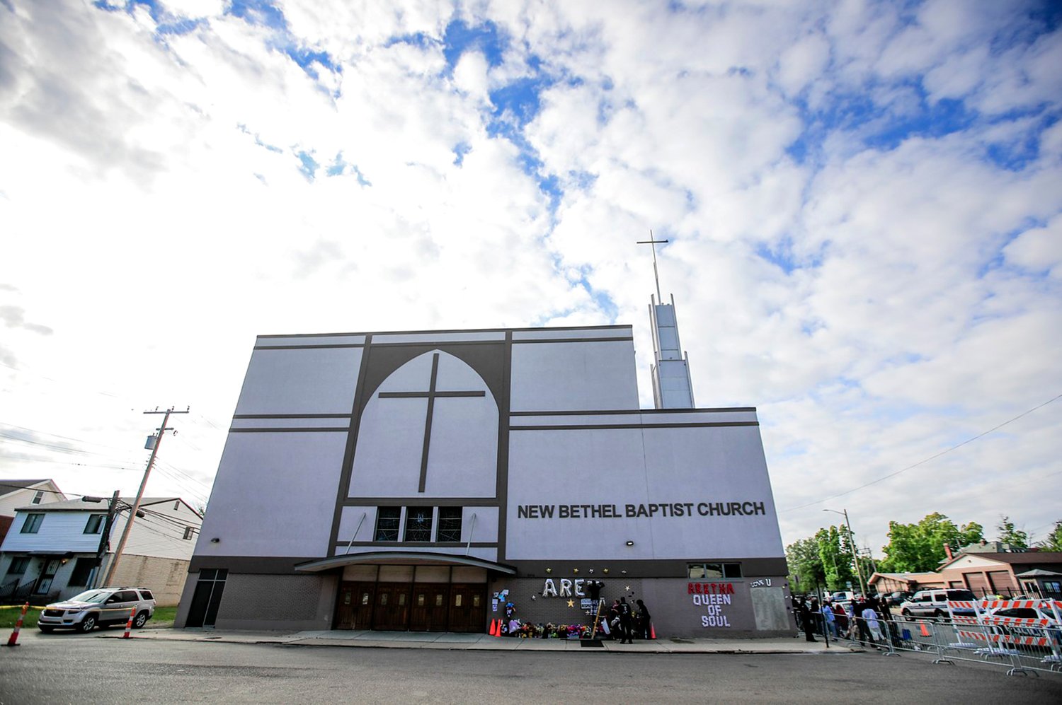 „Nejde jen o opravenou střechu, jde o zachování naděje.“ (New Bethel Baptist Church v Detroitu je jedním z významných center boje za občanská práva)
Autor: TANNEN MAURY / EPA / Profimedia