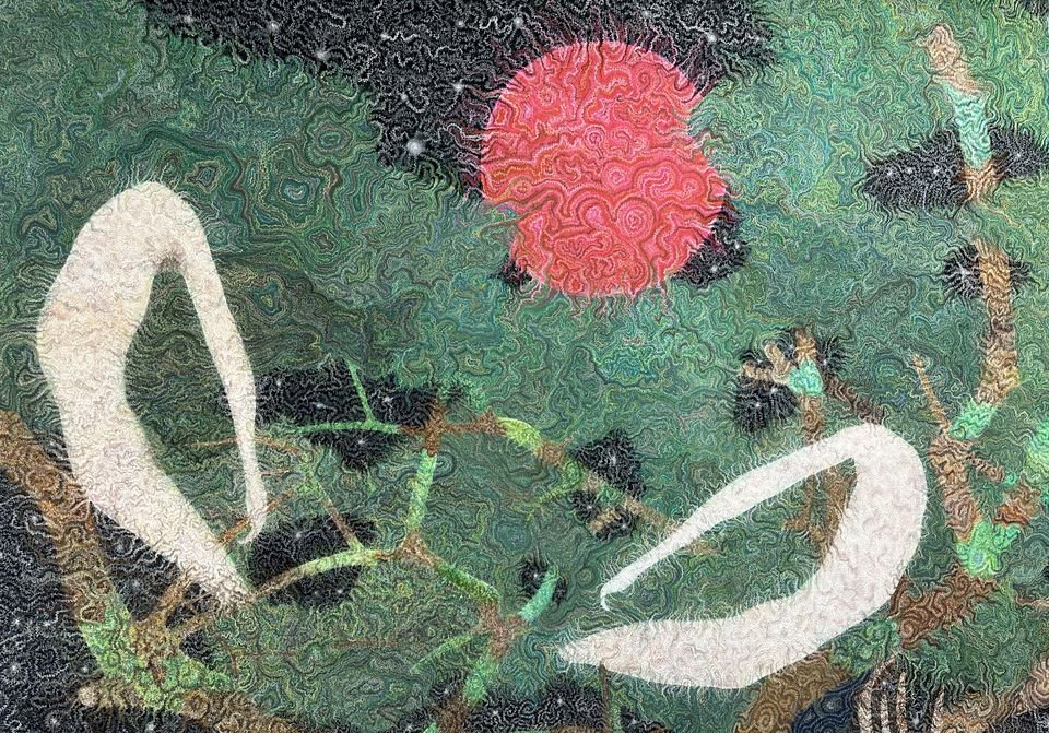 Výstava týdne: Karolína Netolická nás na půdě v Kroměříži uvádí do halucinogenního světa mezi bděním a sněním